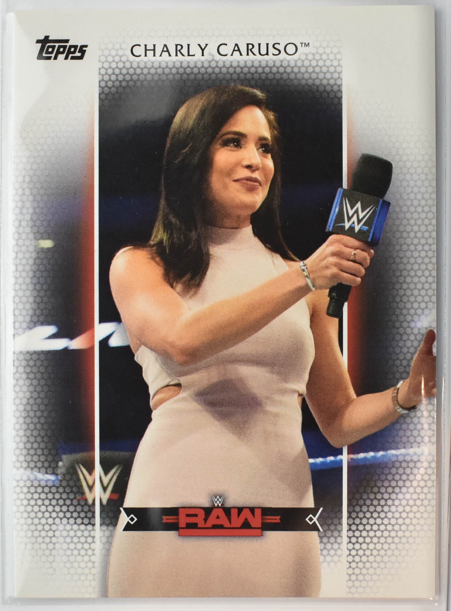 Charly Caruso R-16 Topps WWE Wrestling Card 2017