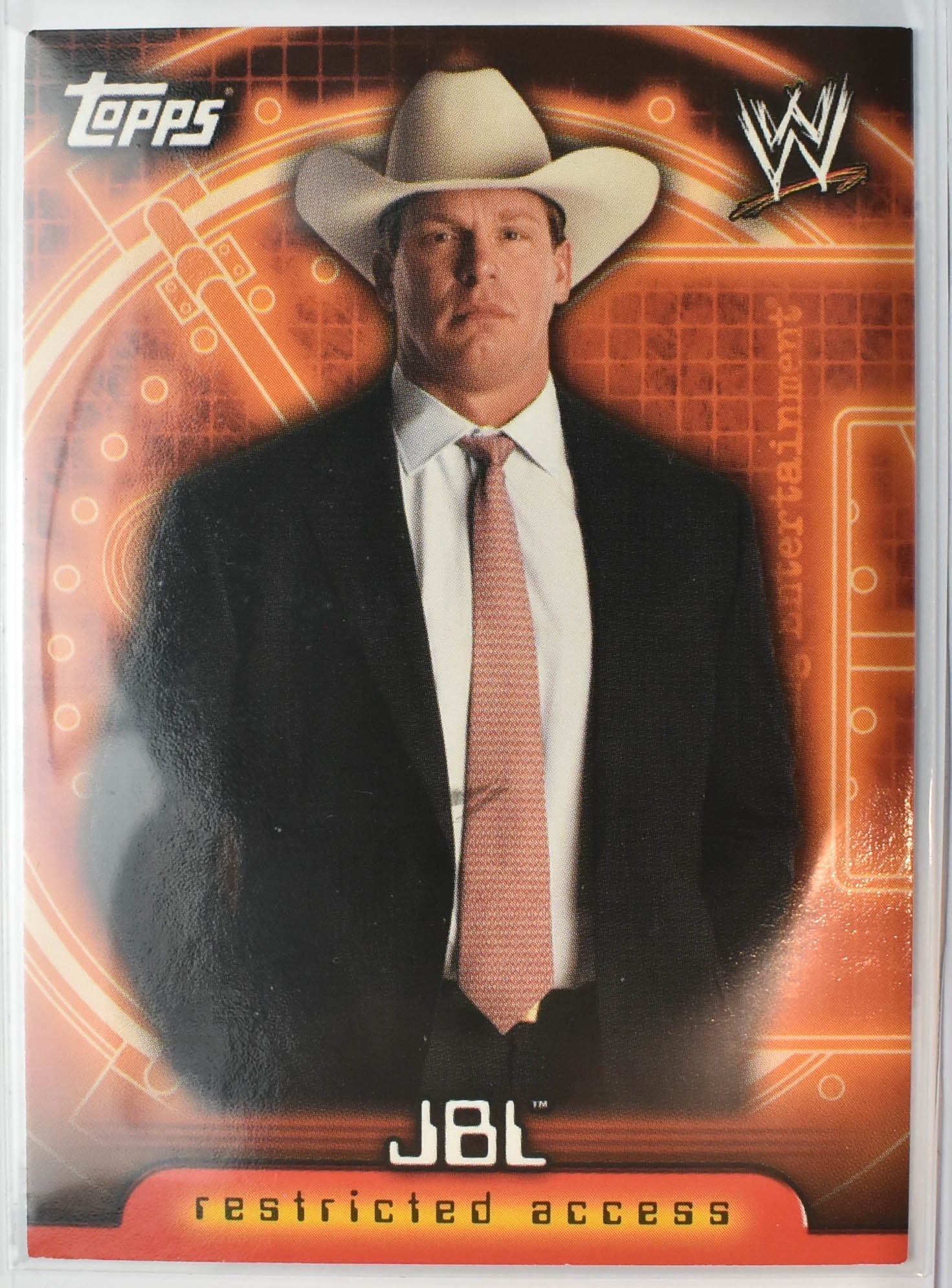 JBL 45 Restricted access Topps Wrestling Card 2006