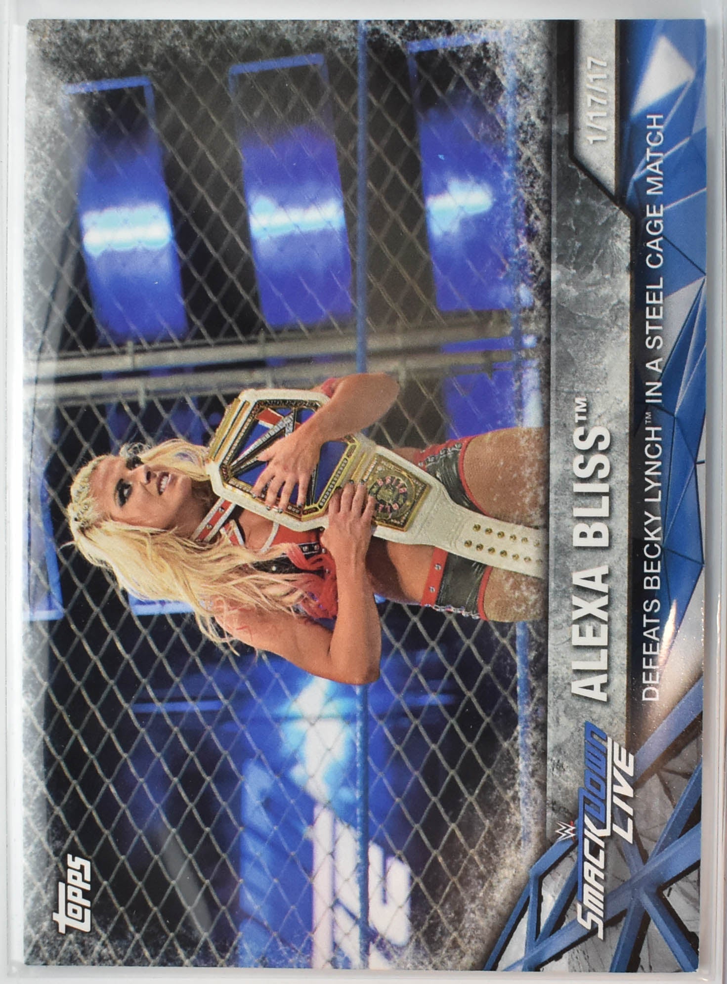 Alexa Bliss WWE-23 Smackdown Live WWE 2017 Wrestling Card