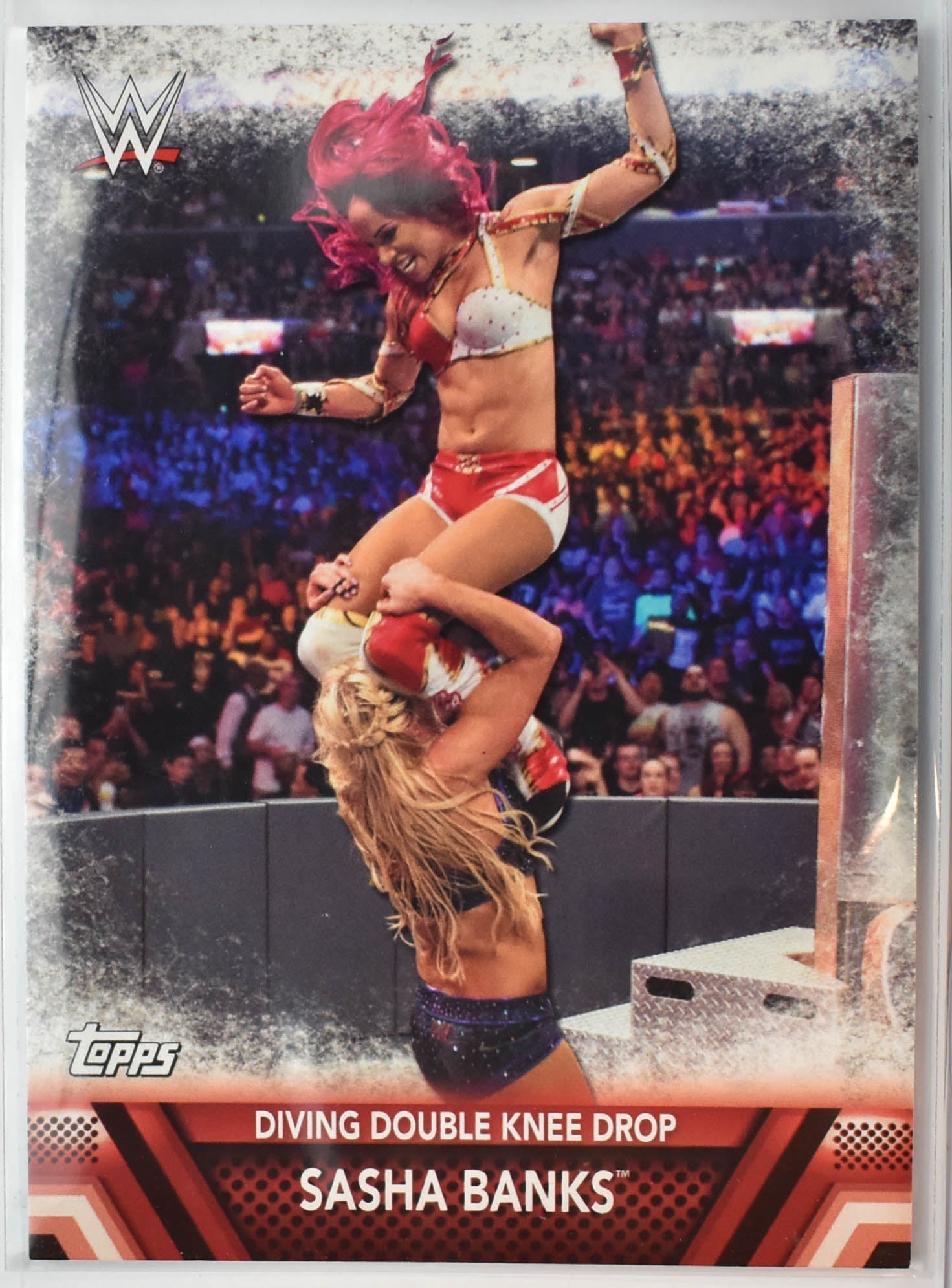 Sasha Banks F-6 Topps WWE Wrestling Card 2017