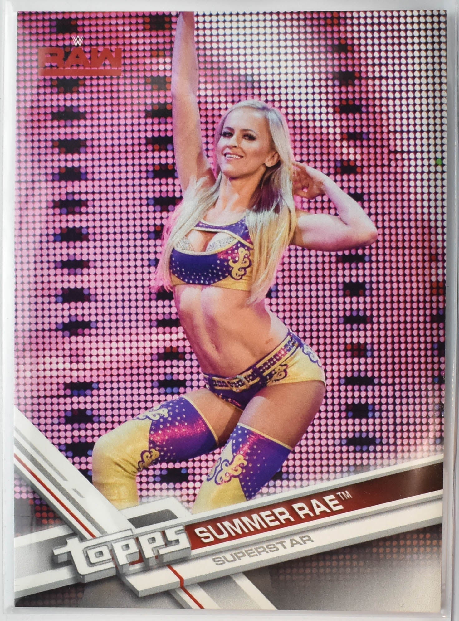 Summer Rae 137 Topps WWE Wrestling Card 2017