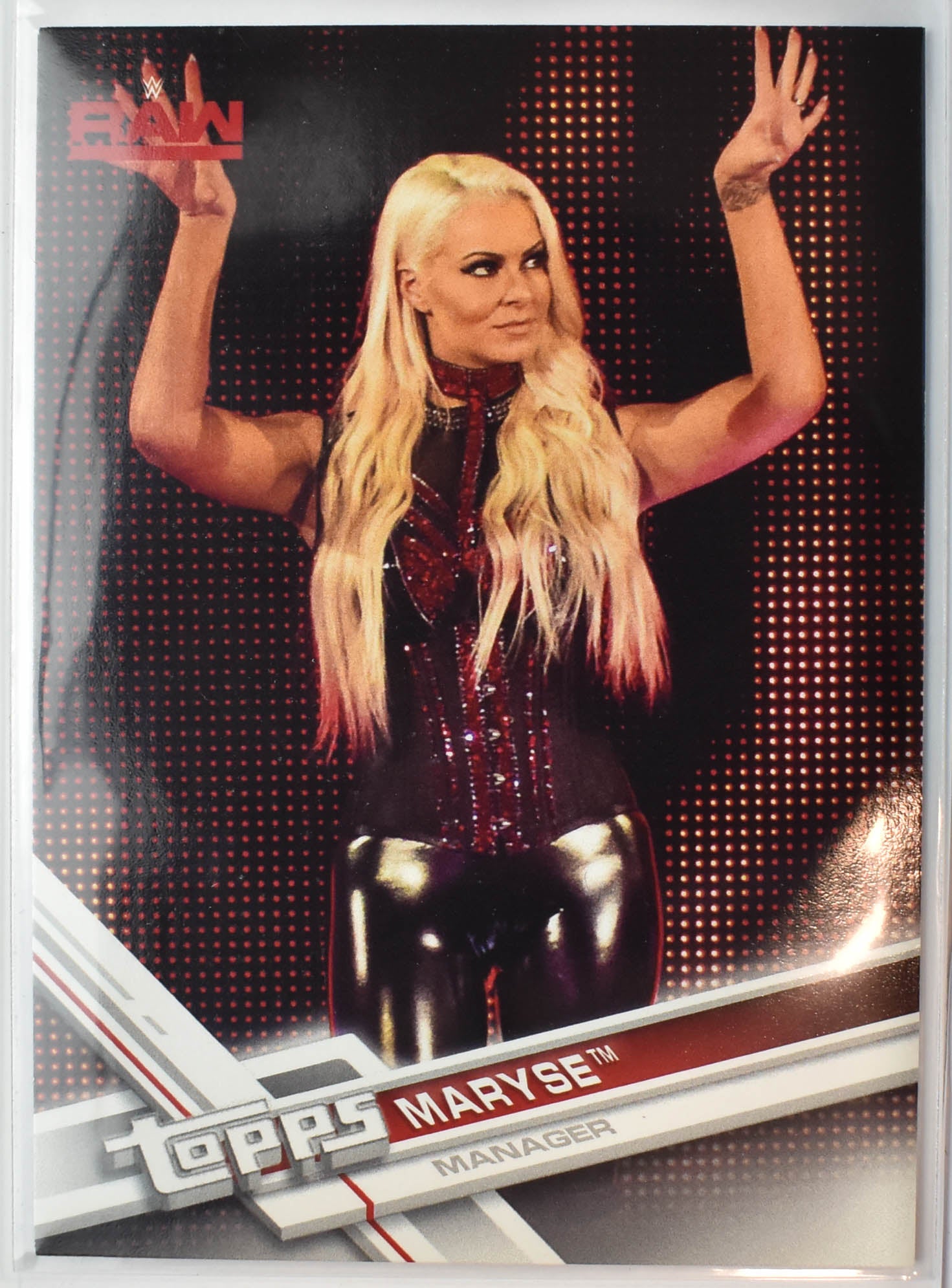 Maryse R-24 Topps WWE Wrestling Card 2017 RAW