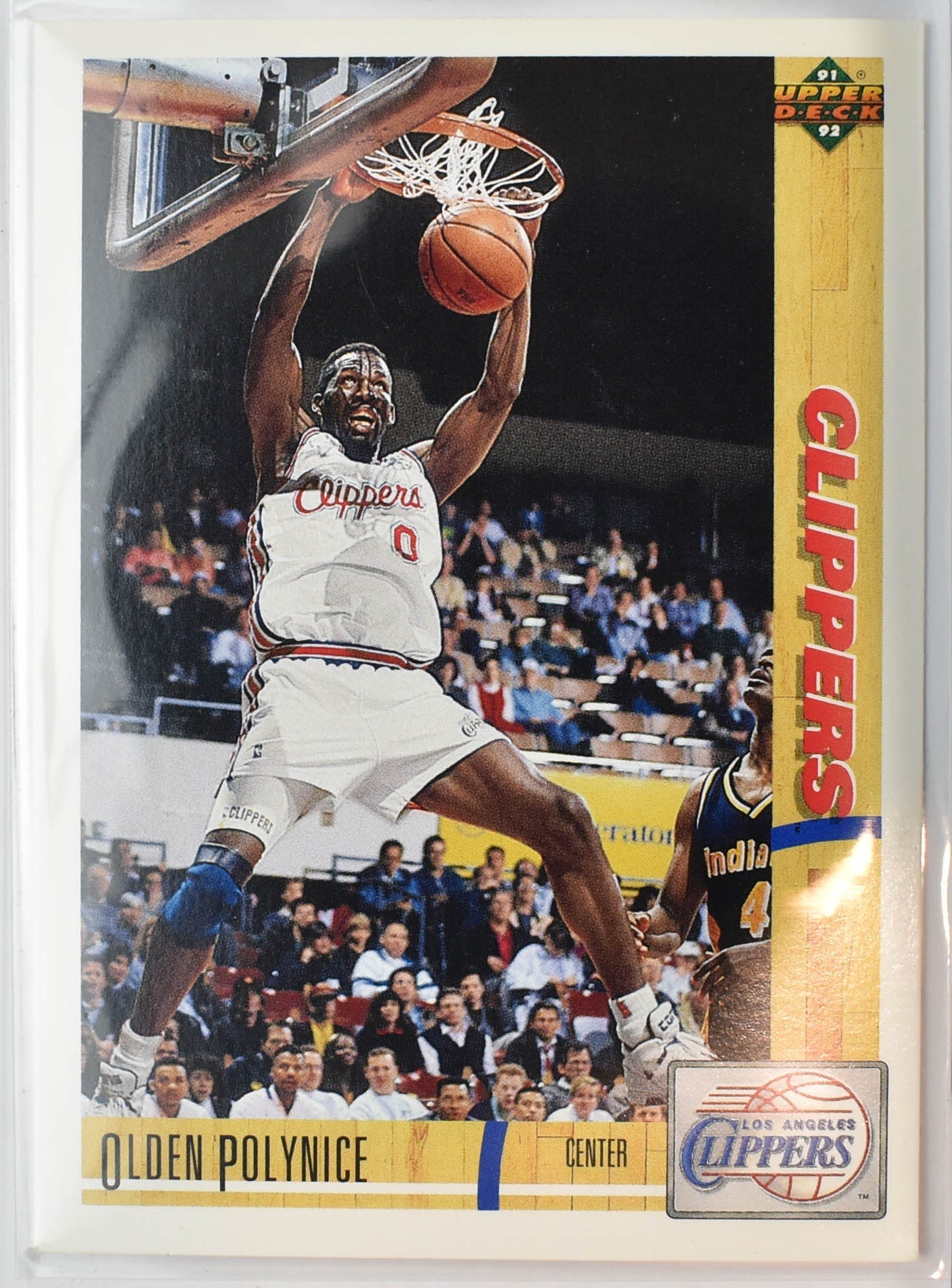 Olden Polynice 140 Upper Deck 1991 - 1992 Basketball Card