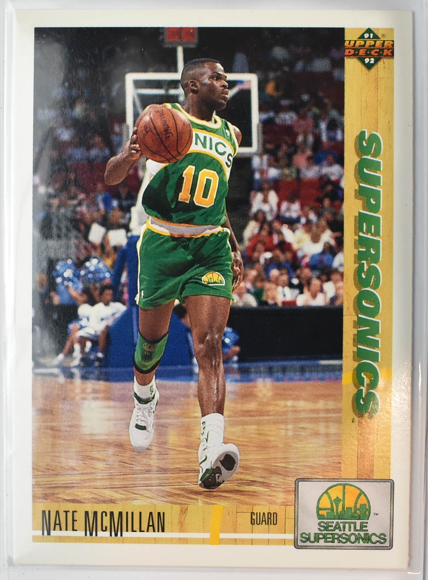 Nate McMillian 186 Upper Deck 1991 - 1992 Basketball Card