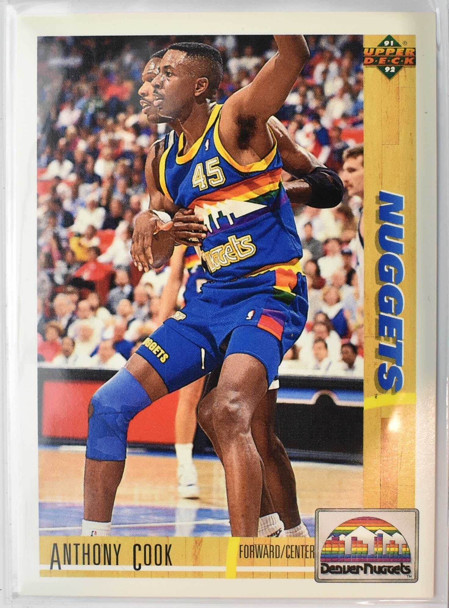 Anthony Cook 203 Upper Deck 1991 - 1992 Basketball Card