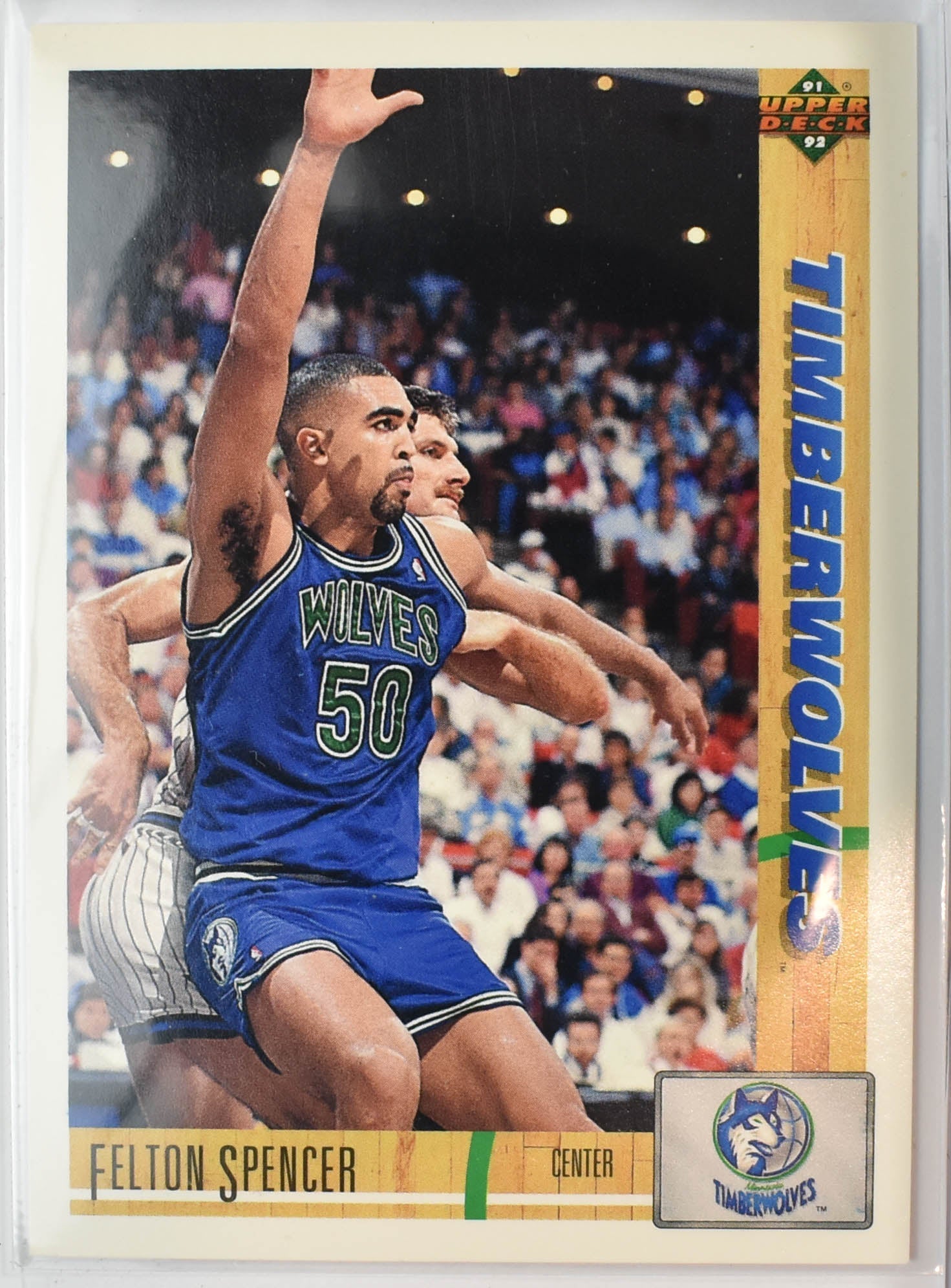 Felton Spencer 305 Upper Deck 1991 - 1992 Basketball Card