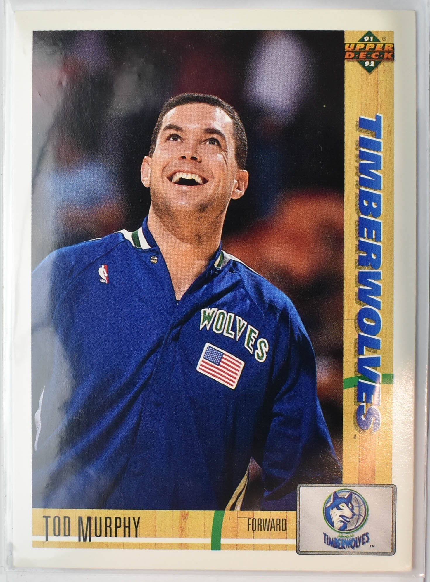 Tod Murphy 377 Upper Deck 1991 - 1992 Basketball Card