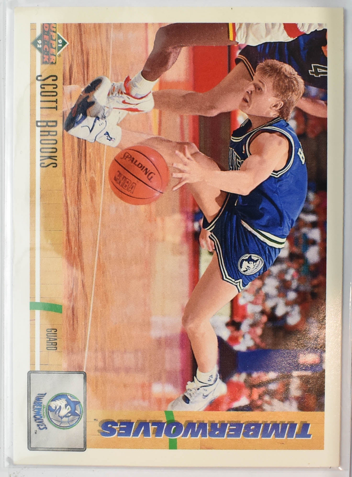 Scott Brooks 303 Upper Deck 1991 - 1992 Basketball Card