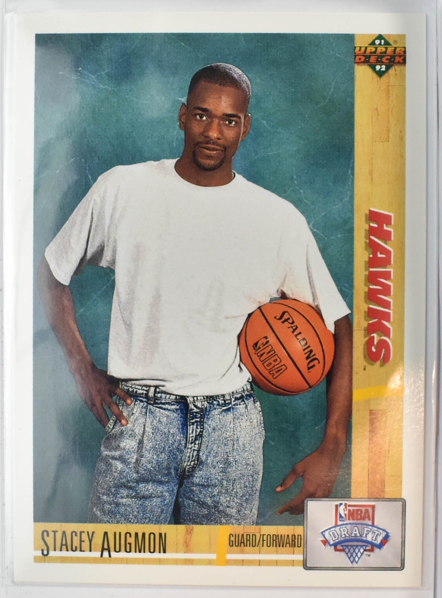 Stacey Augmon 5 Upper Deck 1991 - 1992 Basketball Card