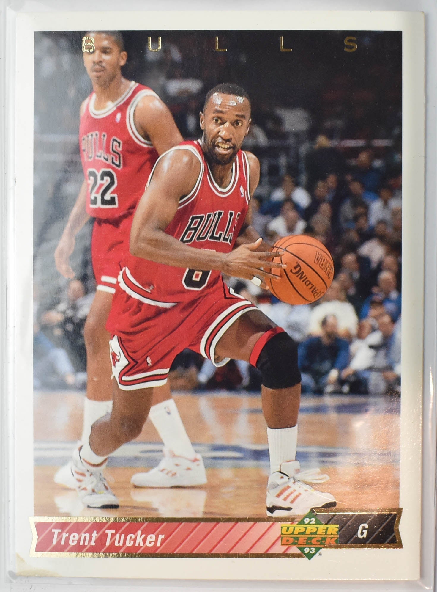 Trent Tucker 389 Upper Deck 92-93 Chicago Bulls Card