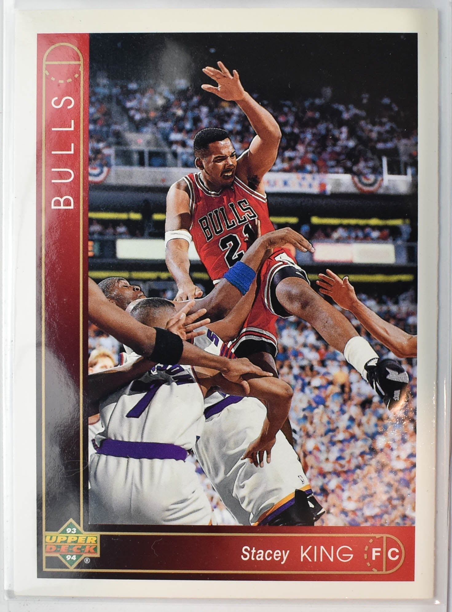 Stacey King 329 Upper Deck 1993-1994 Basketball Card