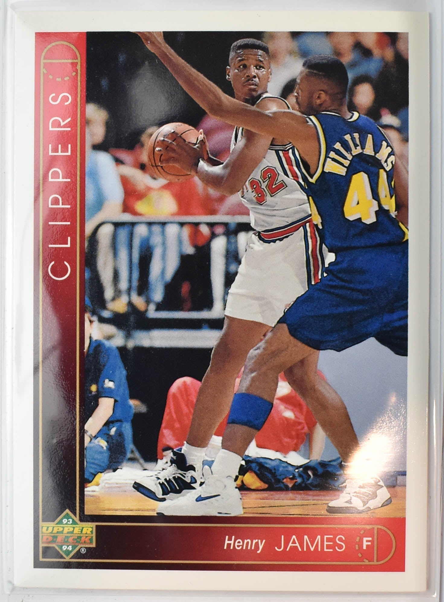 Henry James 377 Upper Deck 1993-1994 Basketball Card