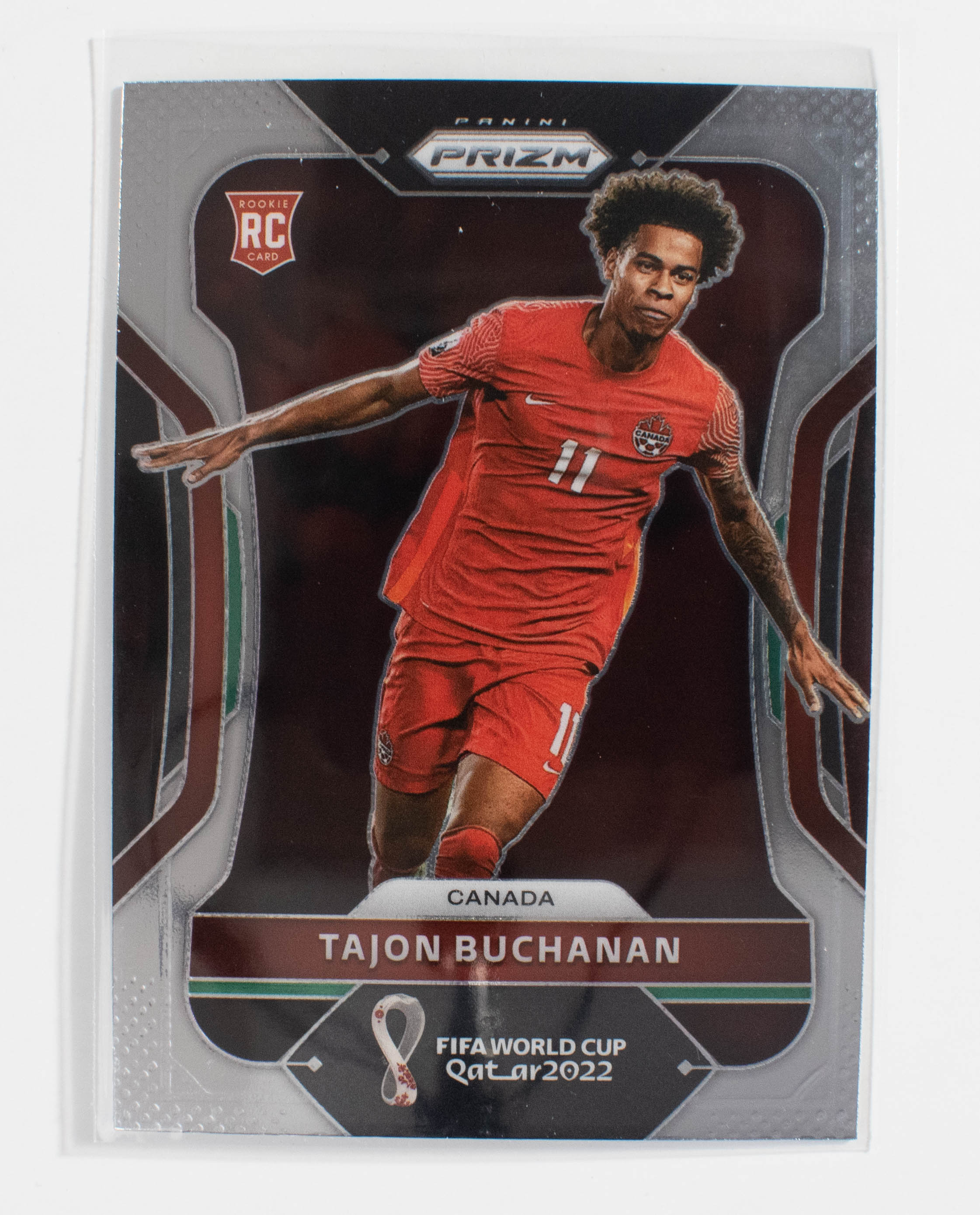 2022 Panini Prizm FIFA World Cup Rookie 54 Tajon Buchanan