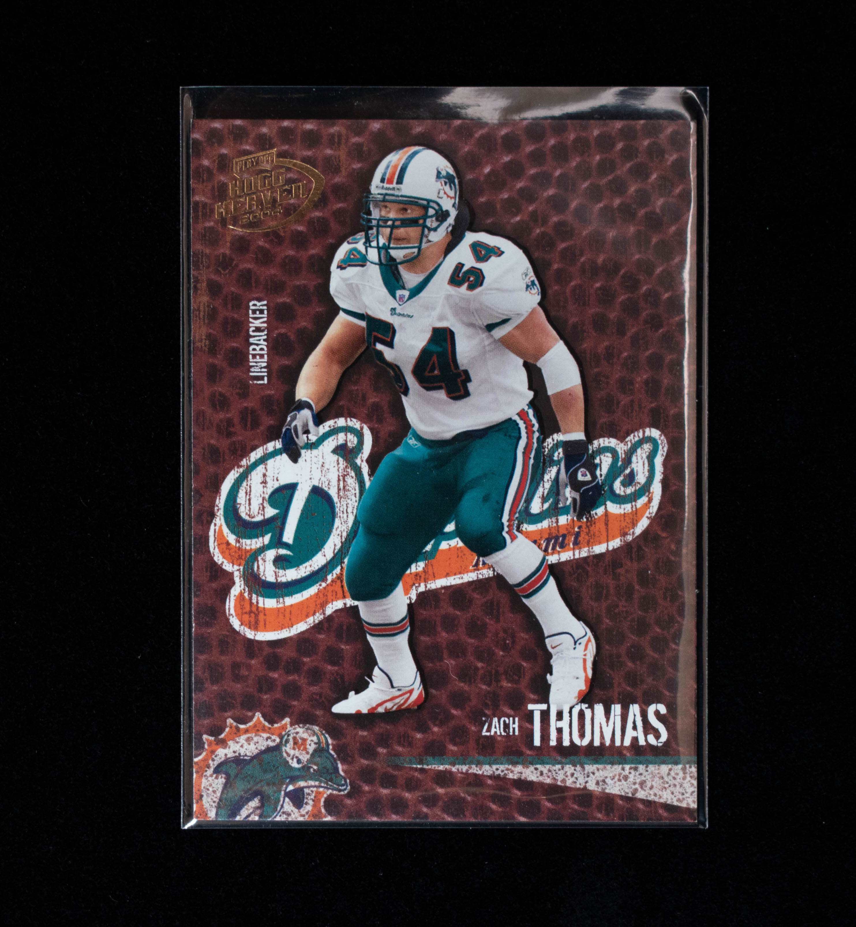 Zach Thomas 53 Donruss 2004 Playoff Football Dolphins