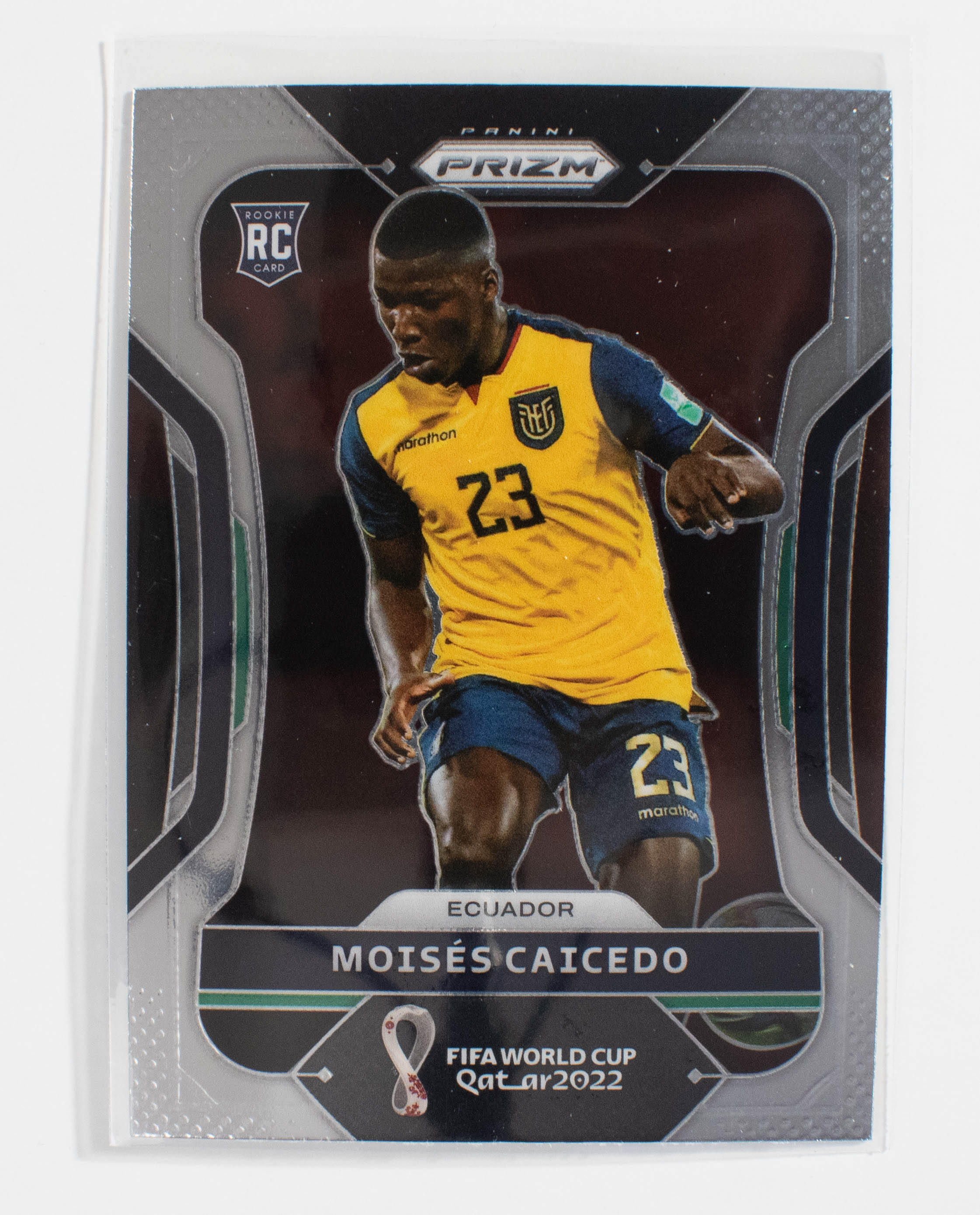 2022 Panini Prizm FIFA World Cup Rookie 81 Moises Caicedo