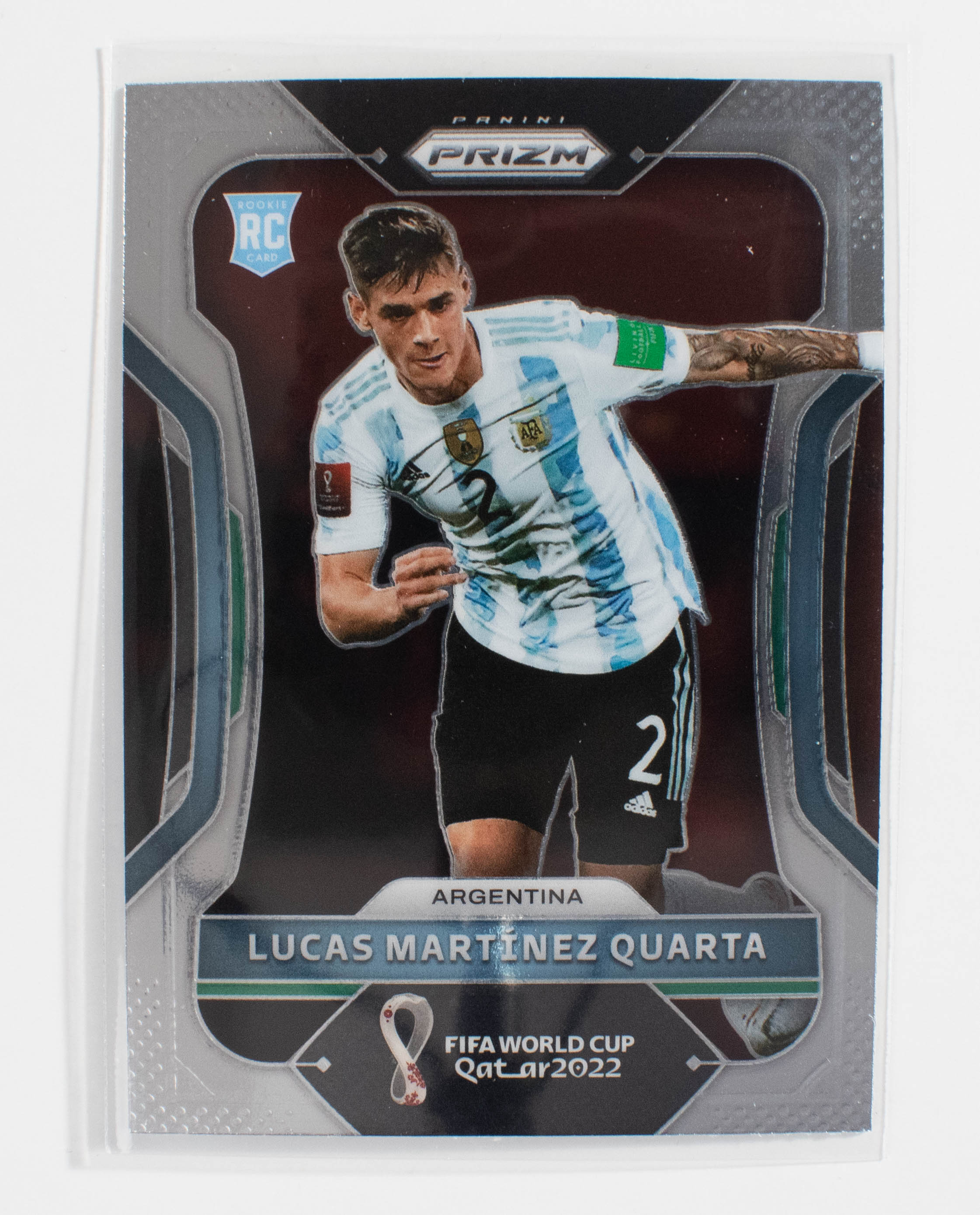 2022 Panini Prizm FIFA World Cup Rookie 8 Lucas Martinez Quarta