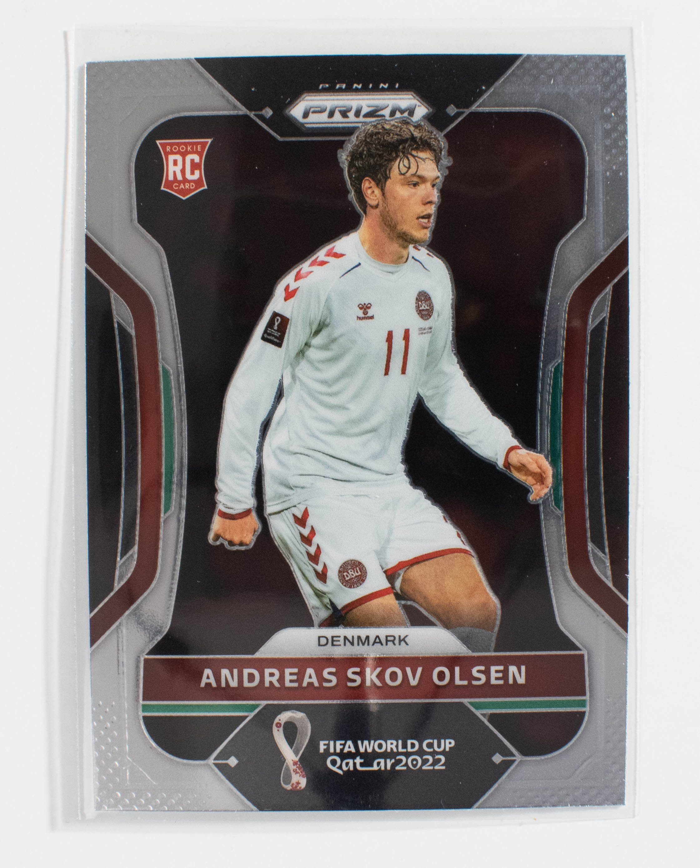 2022 Panini Prizm FIFA World Cup Rookie 66 Andreas Skov Olsen