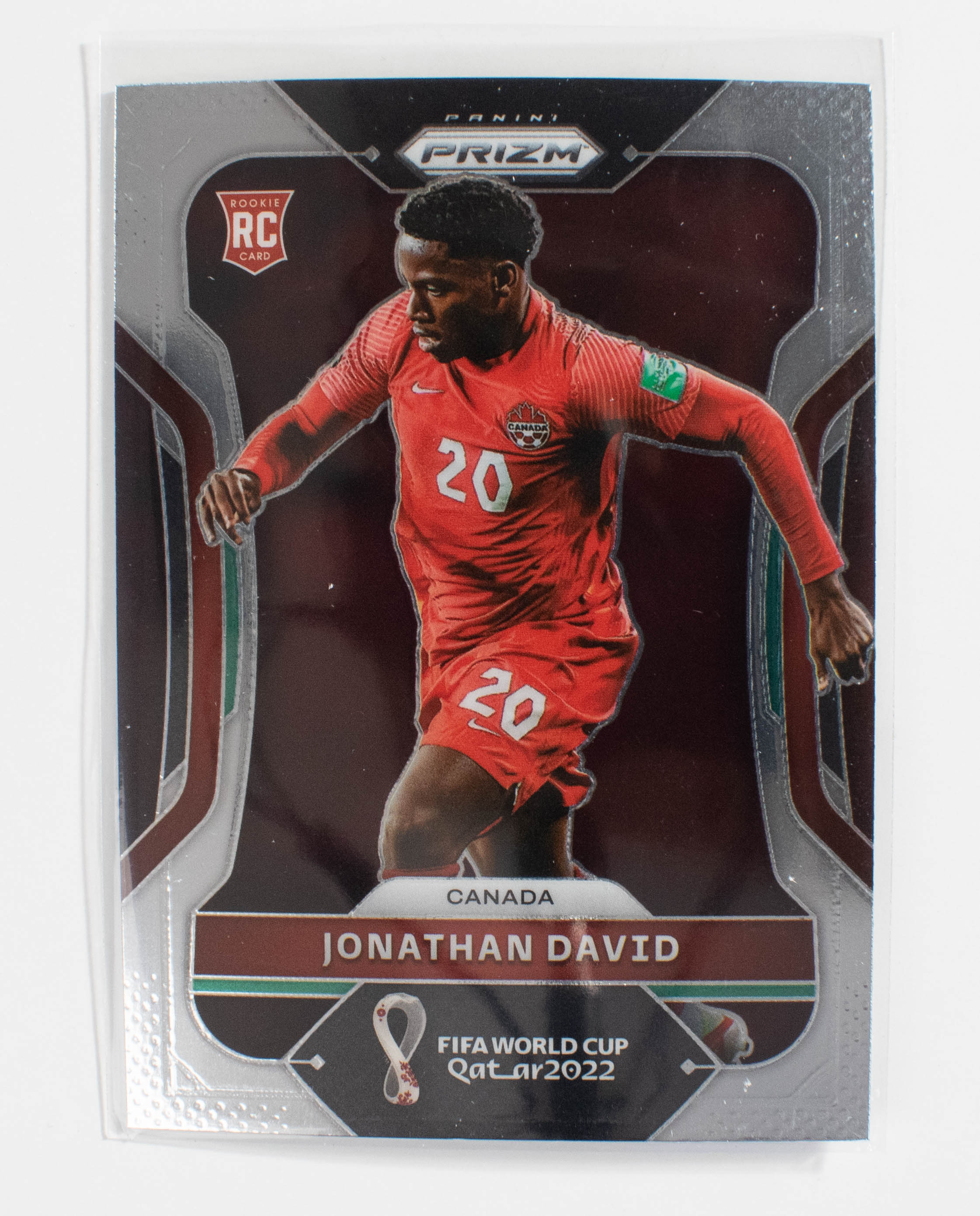 2022 Panini Prizm FIFA World Cup Rookie 49 Jonathan David