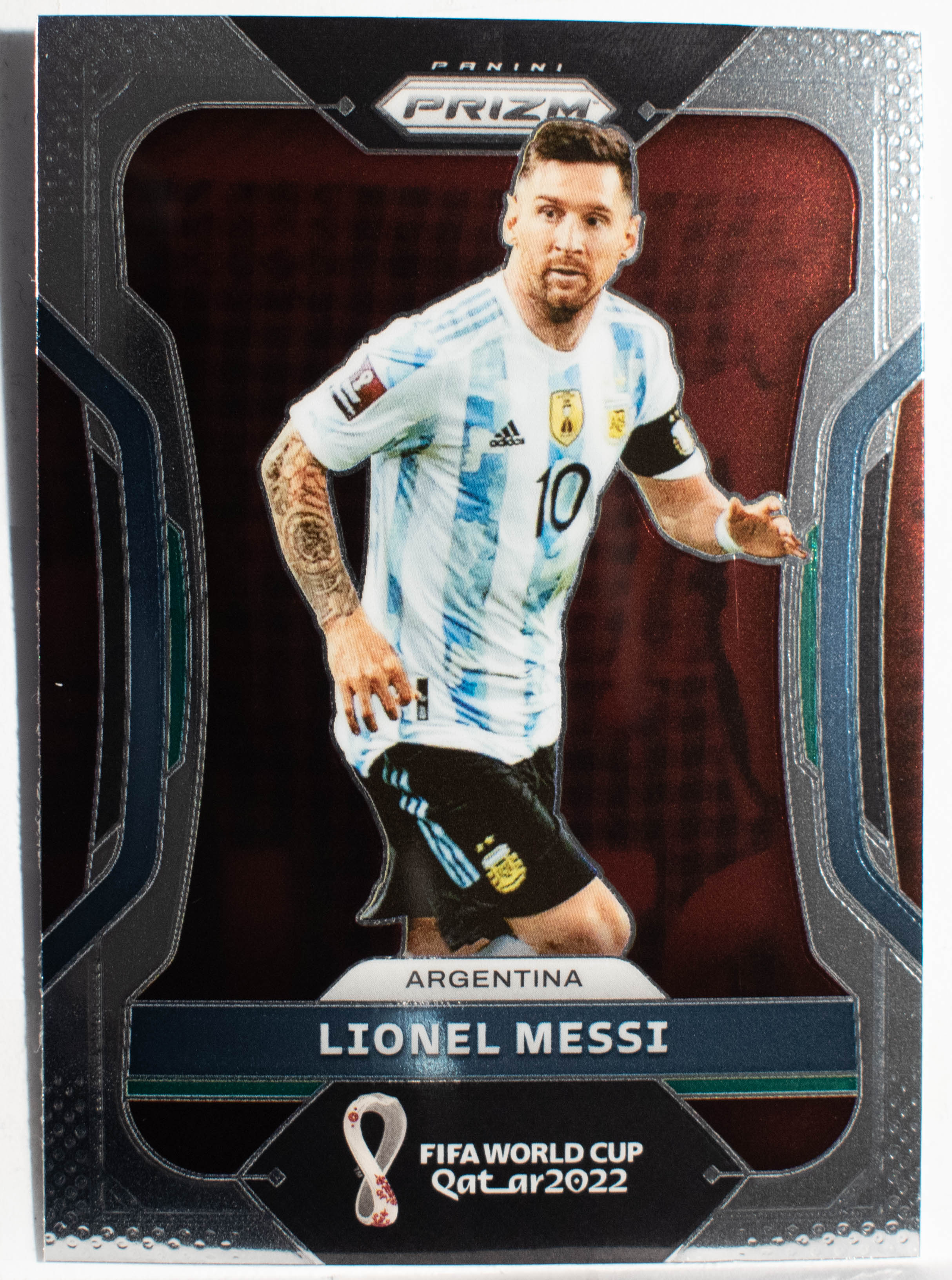 7 Lionel Messi 2022 Panini Prizm FIFA World Cup Road To Qatar