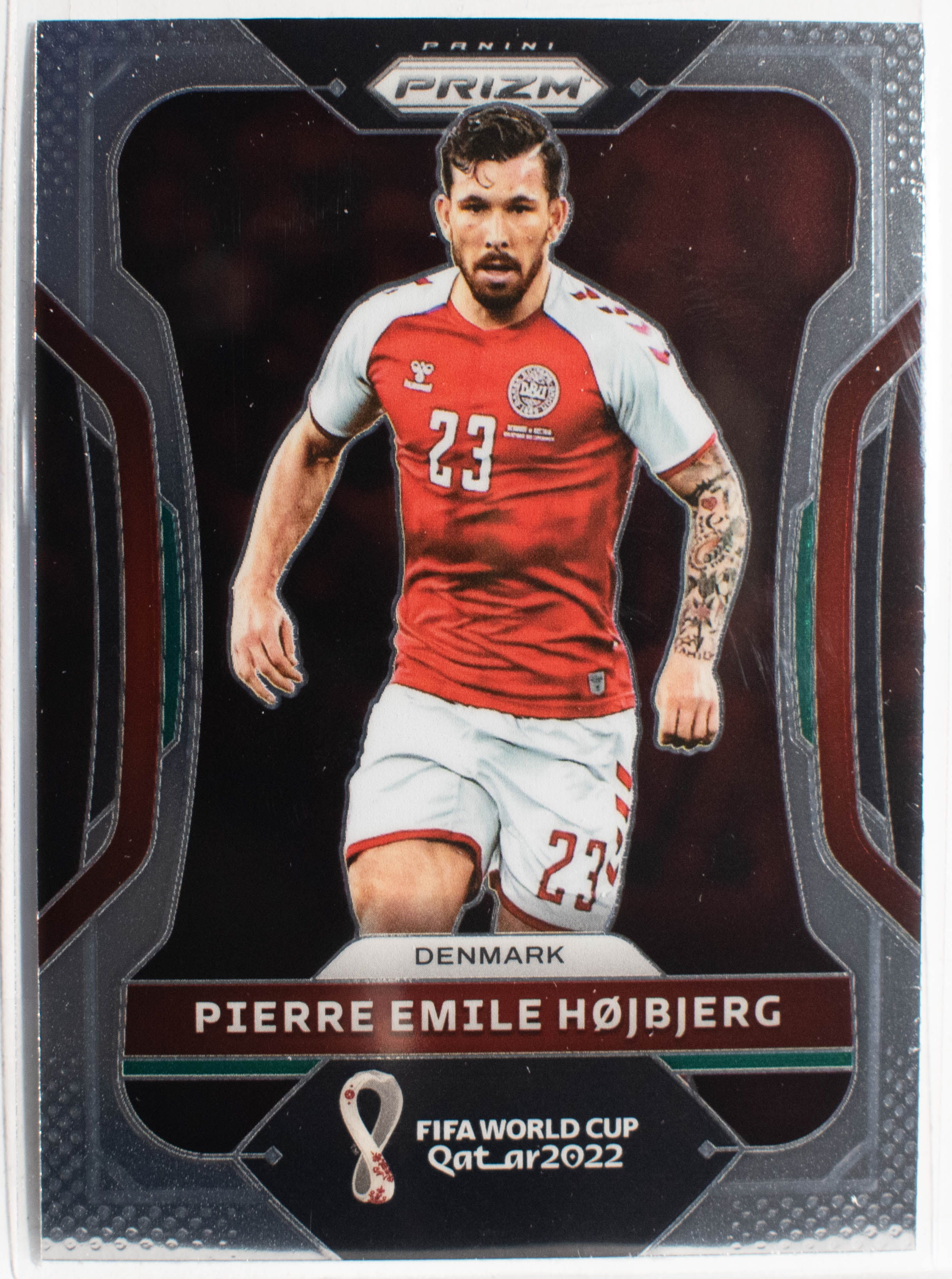 75 Pierre Emile Hojbjerg 2022 Panini Prizm FIFA World Cup Road To Qatar