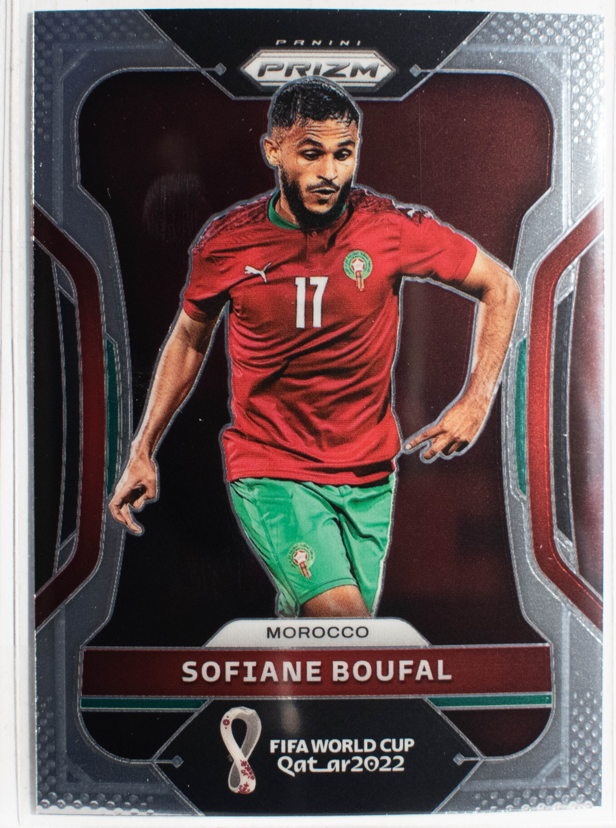 242 Sofiane Boufal 2022 Panini Prizm FIFA World Cup Road To Qatar