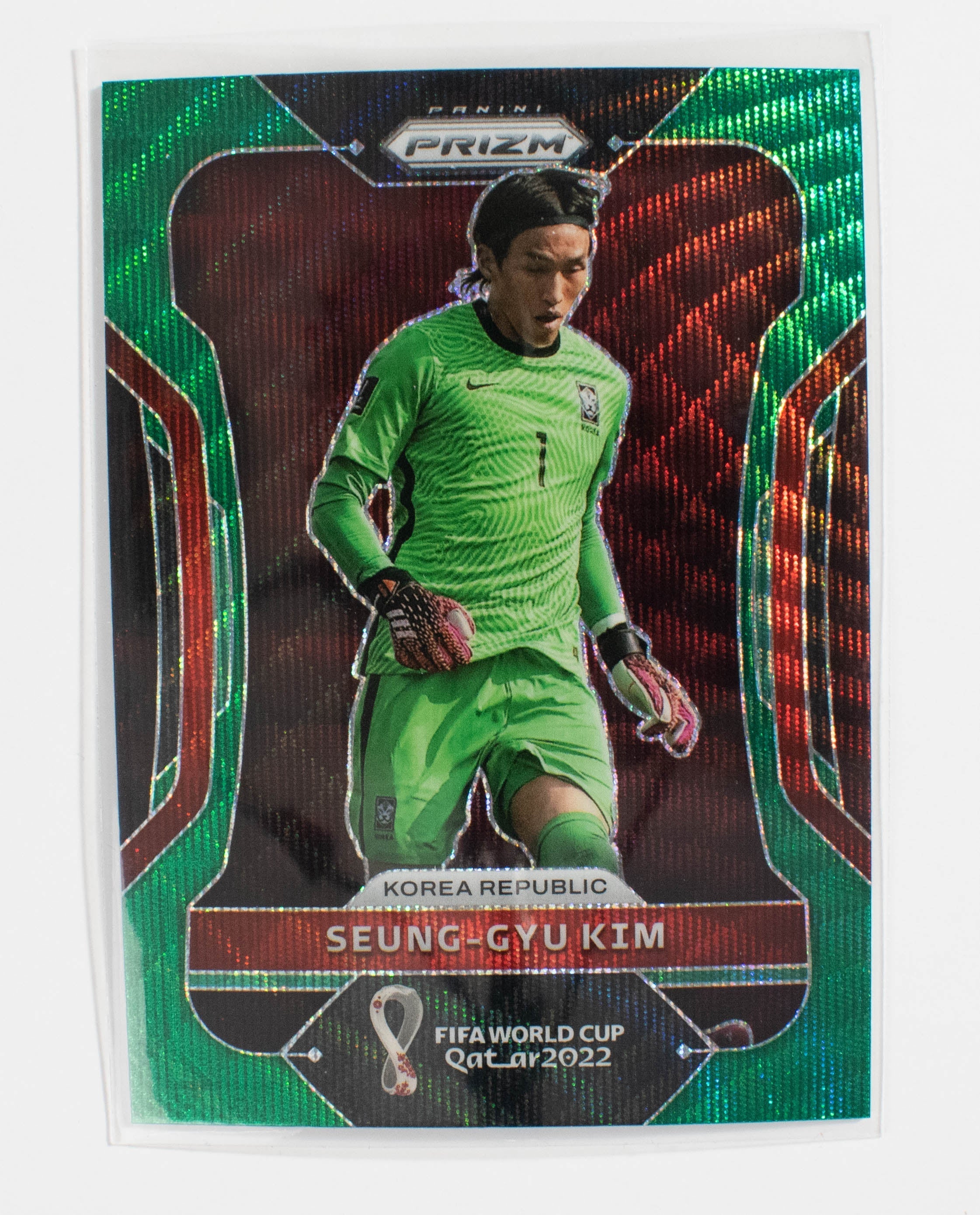 2022 Panini Prizm FIFA World Cup Green Wave 139 Seung-gyu Kim