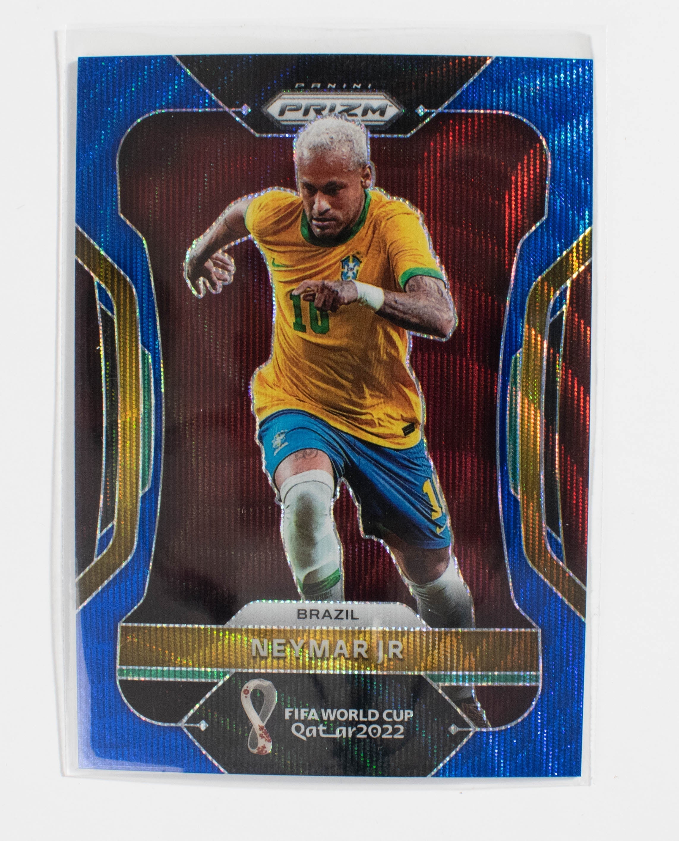 2022 Panini Prizm FIFA World Cup Green Wave 32 Neymar Jr 054/199