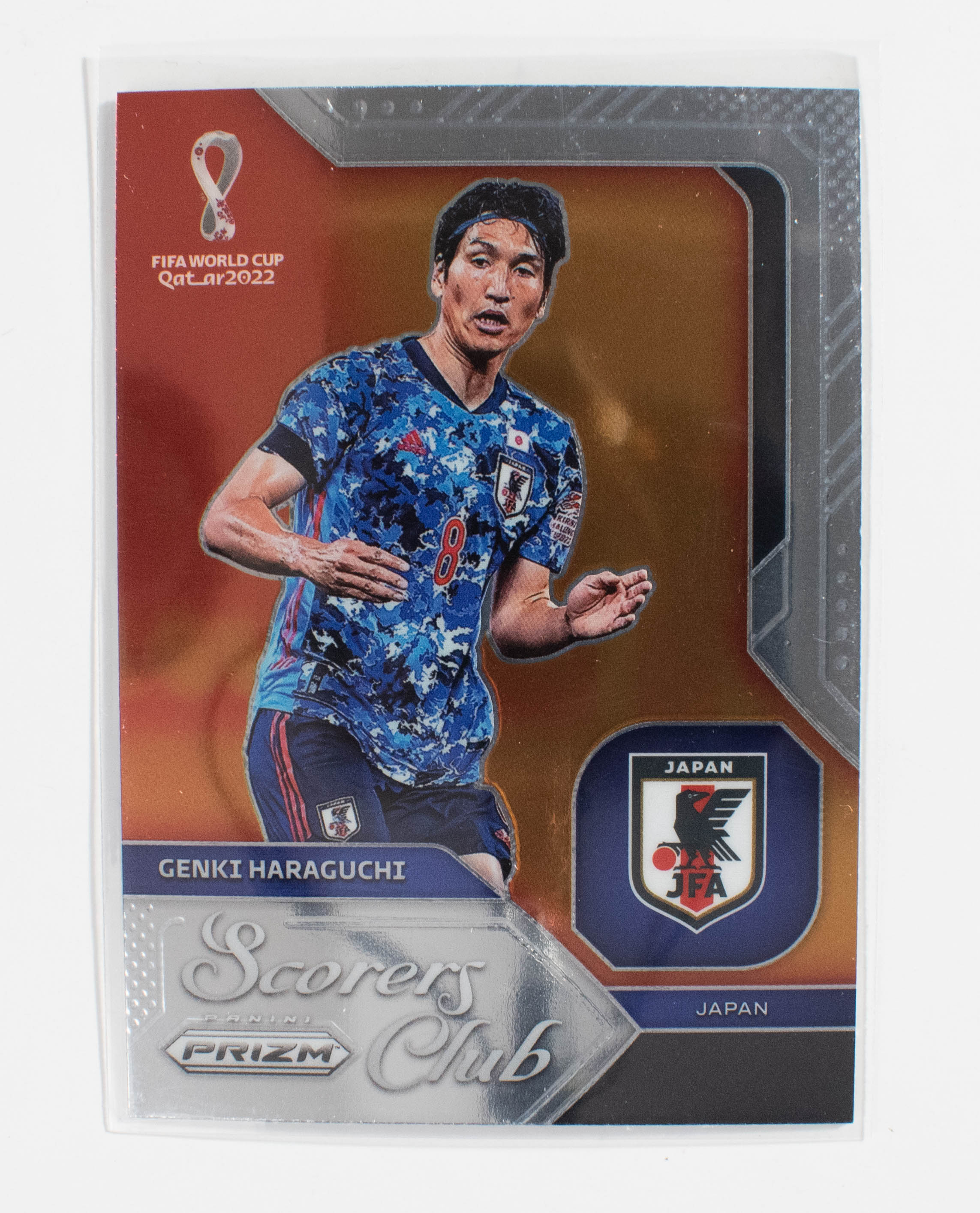 2022 Panini Prizm FIFA World Cup Genki Haraguchi 3 Scores Club