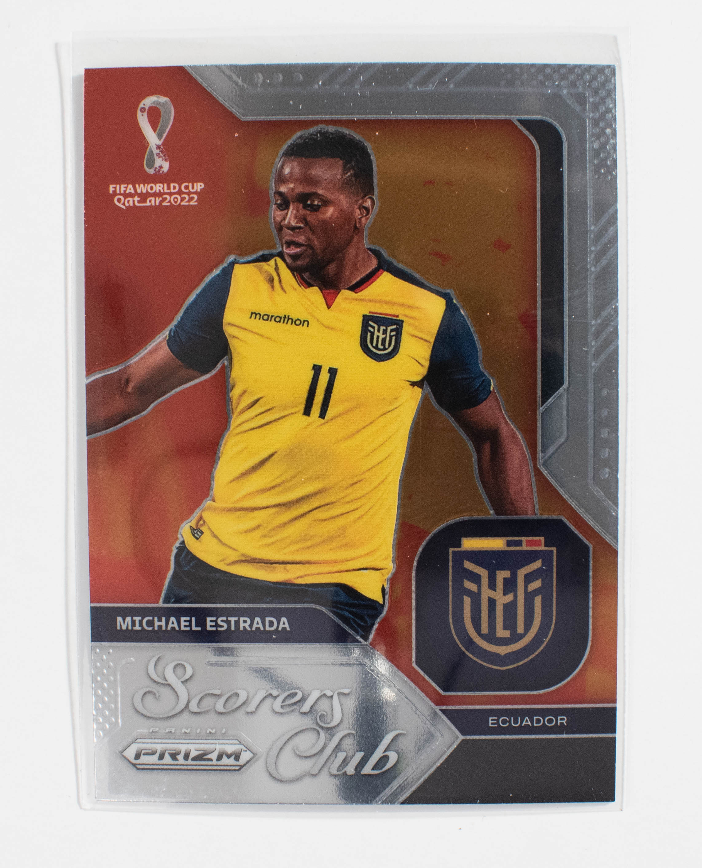 2022 Panini Prizm FIFA World Cup Michael Estrada 16 Scores Club