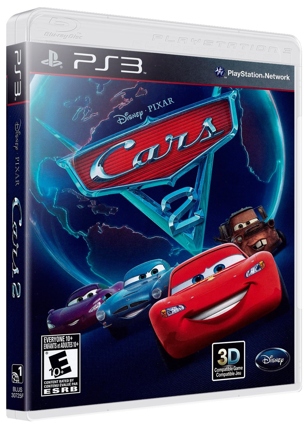 Cars 2 PS3 Sony Playstation 3 Used Video Game