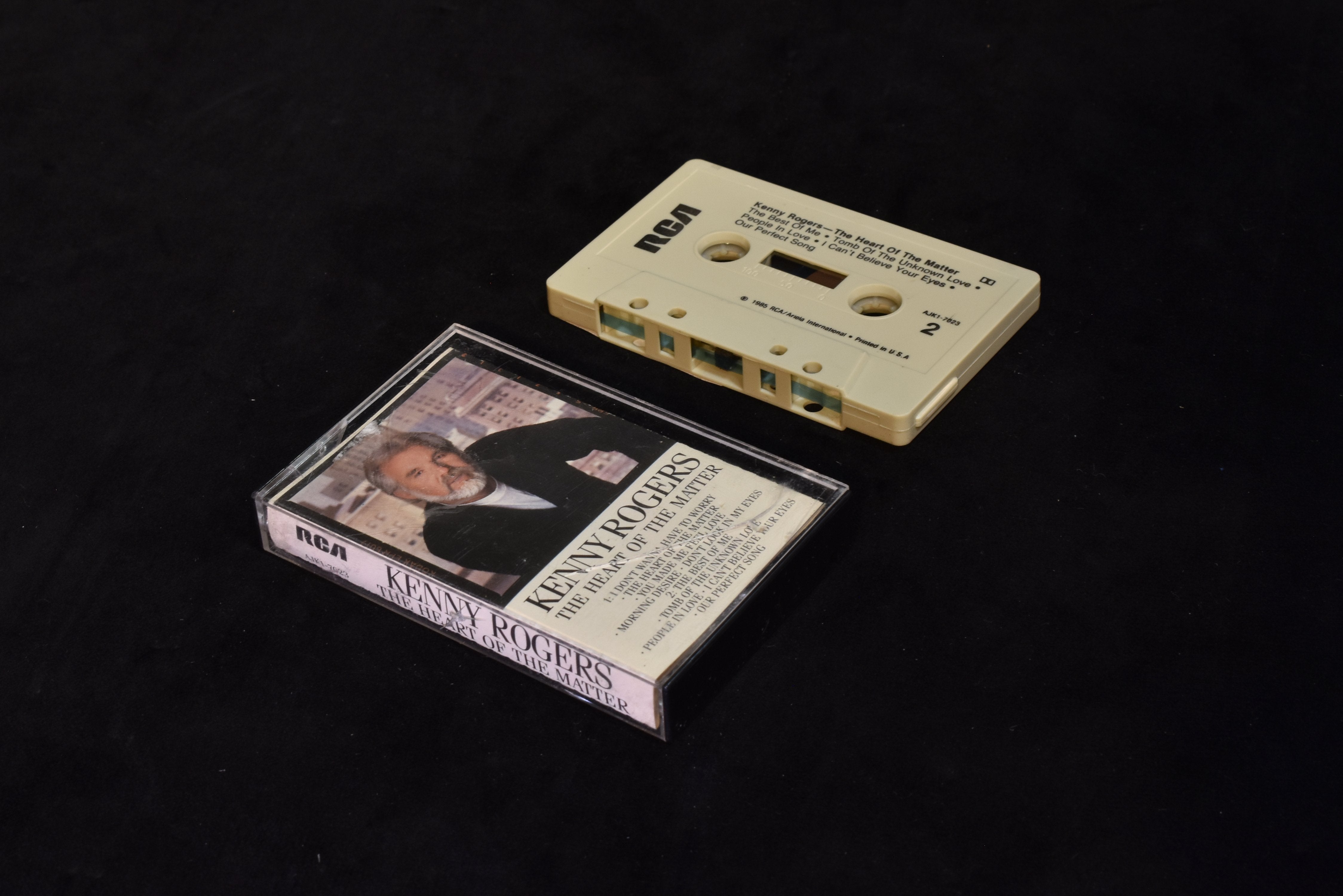 Kenny Rogers the heart of the matter cassette tape used