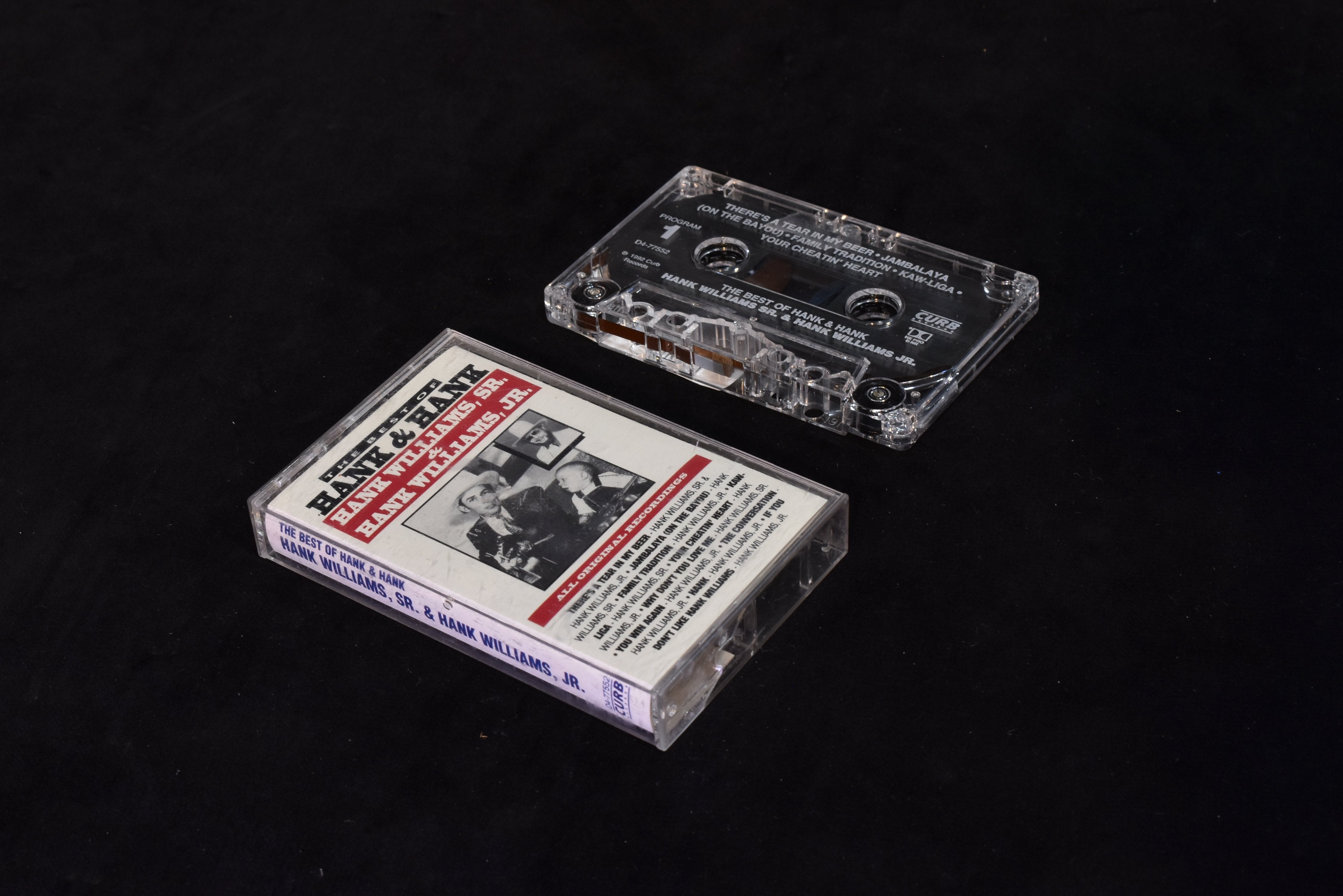 Hank Williams Cassette Tape Used Sr. And Hank Williams JR