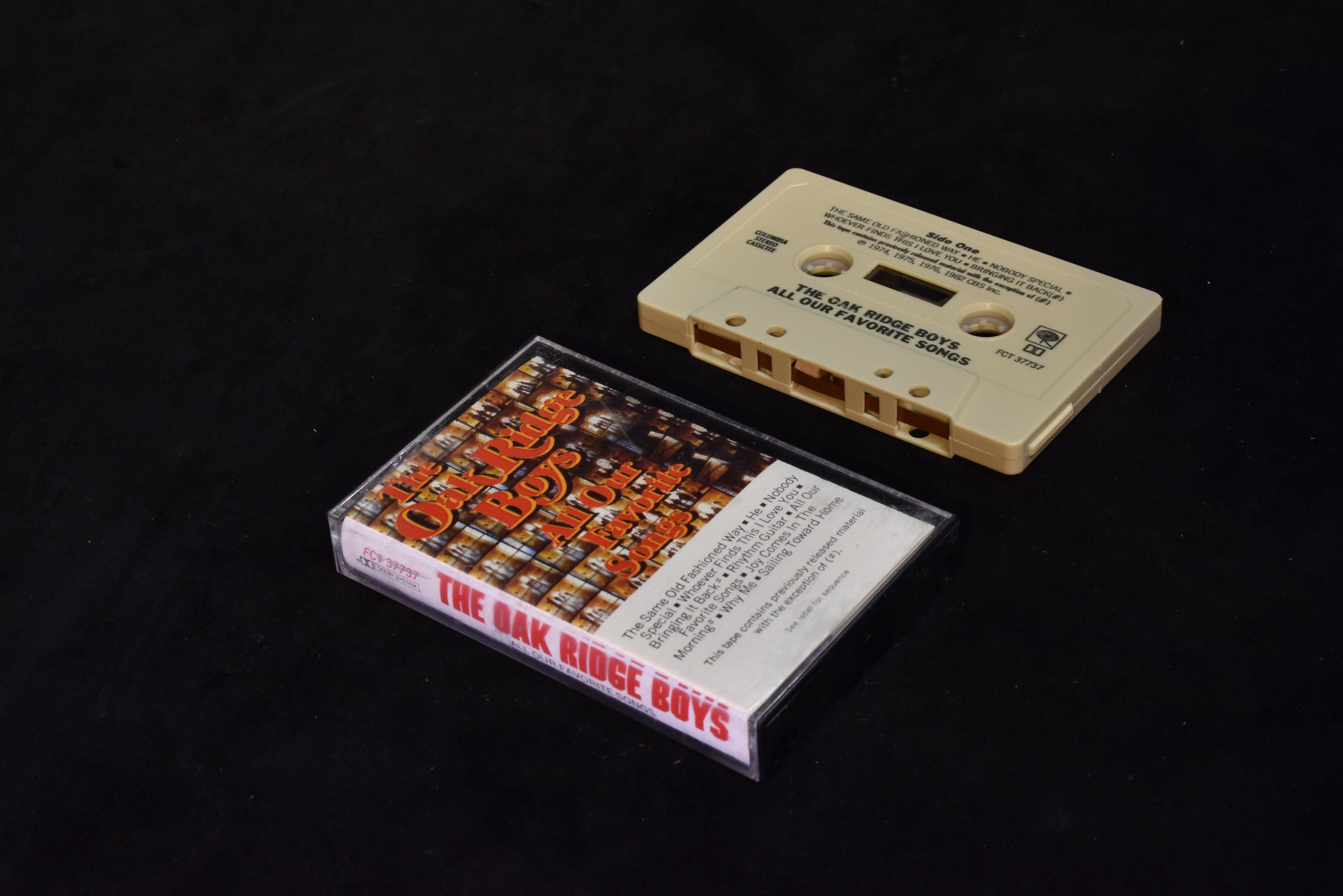 The Oak Ridge boys an our favorite songs cassette tape used