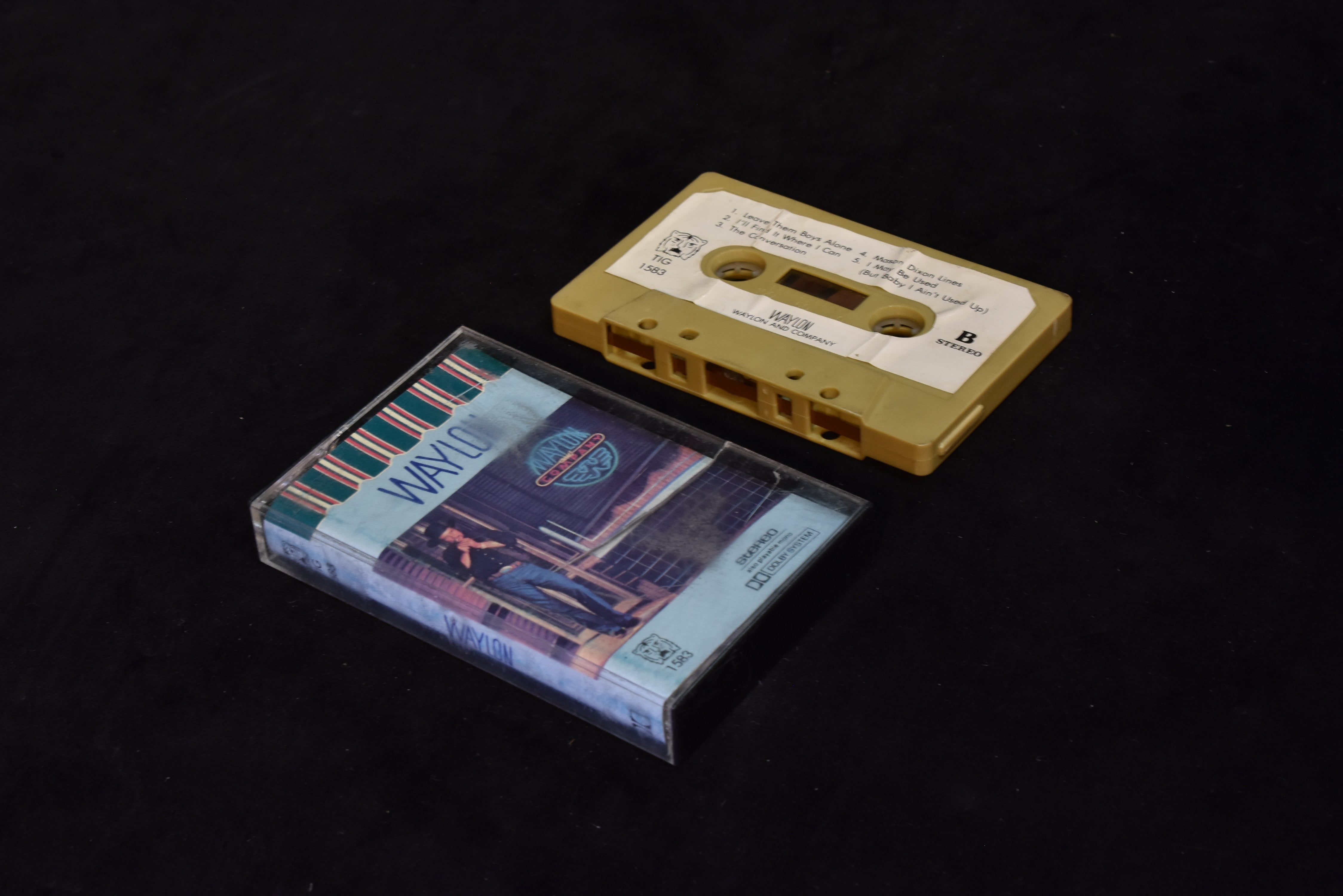 Waylon and company cassette tape used