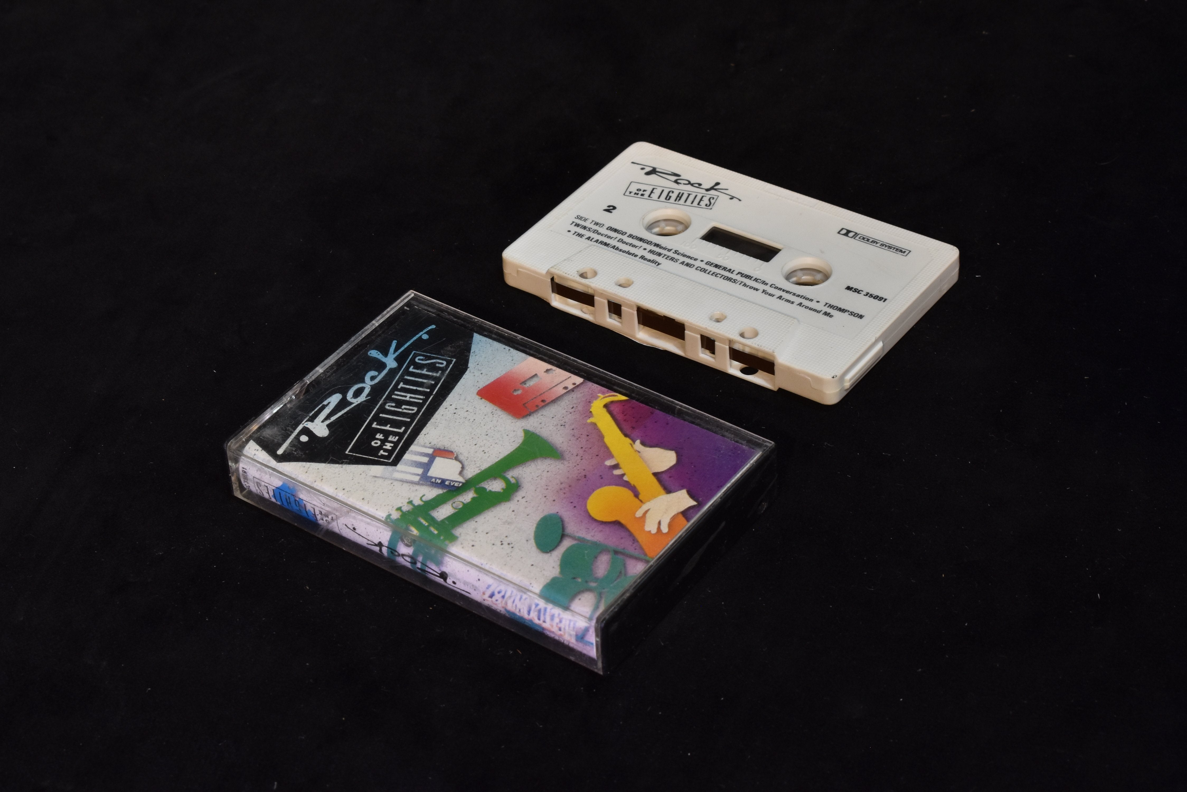 Rock of the 80s cassette tape used