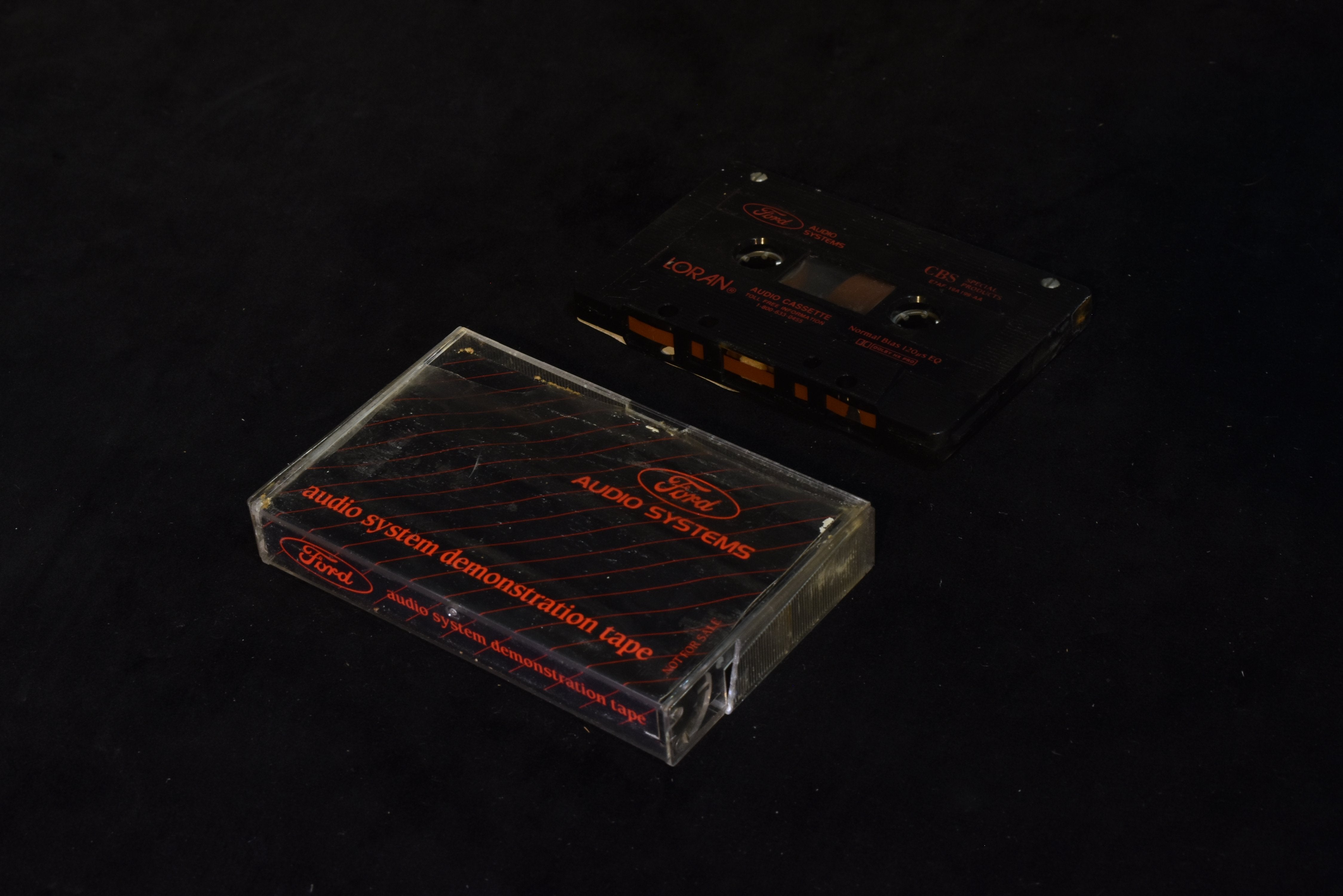 Ford audio systems demonstration tape cassette