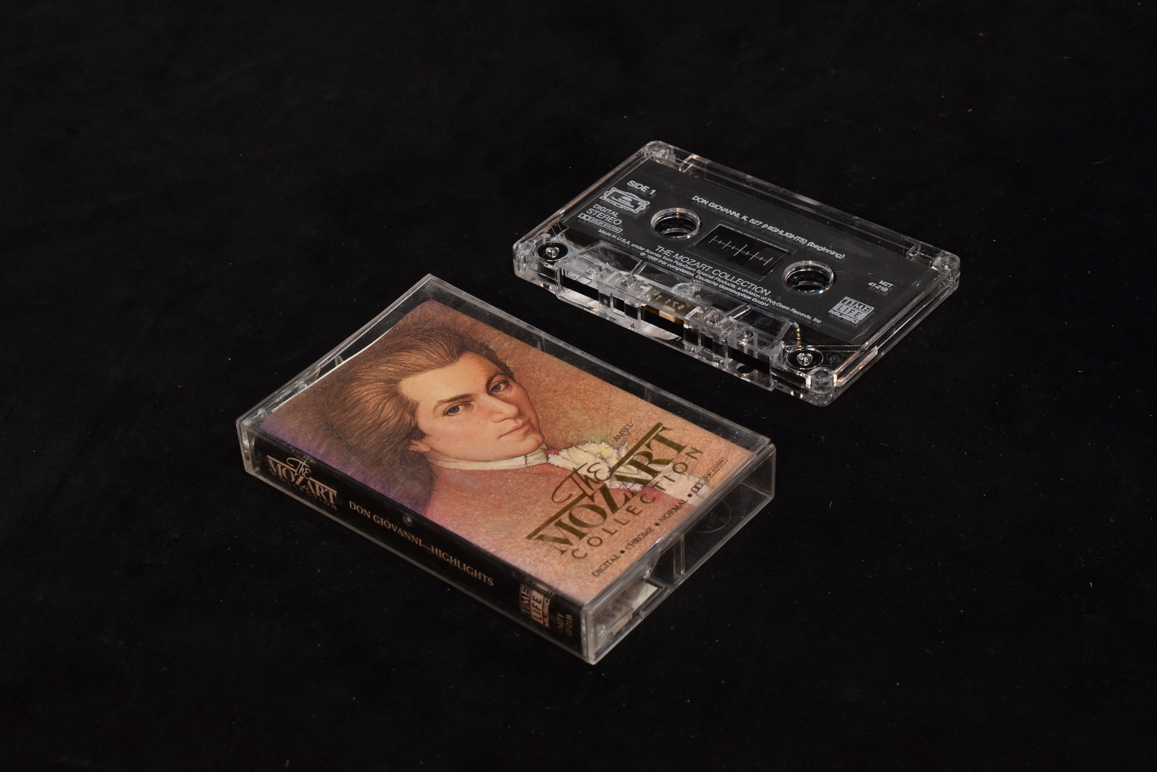 Don Giovanni highlights Mozart collection cassette tape used