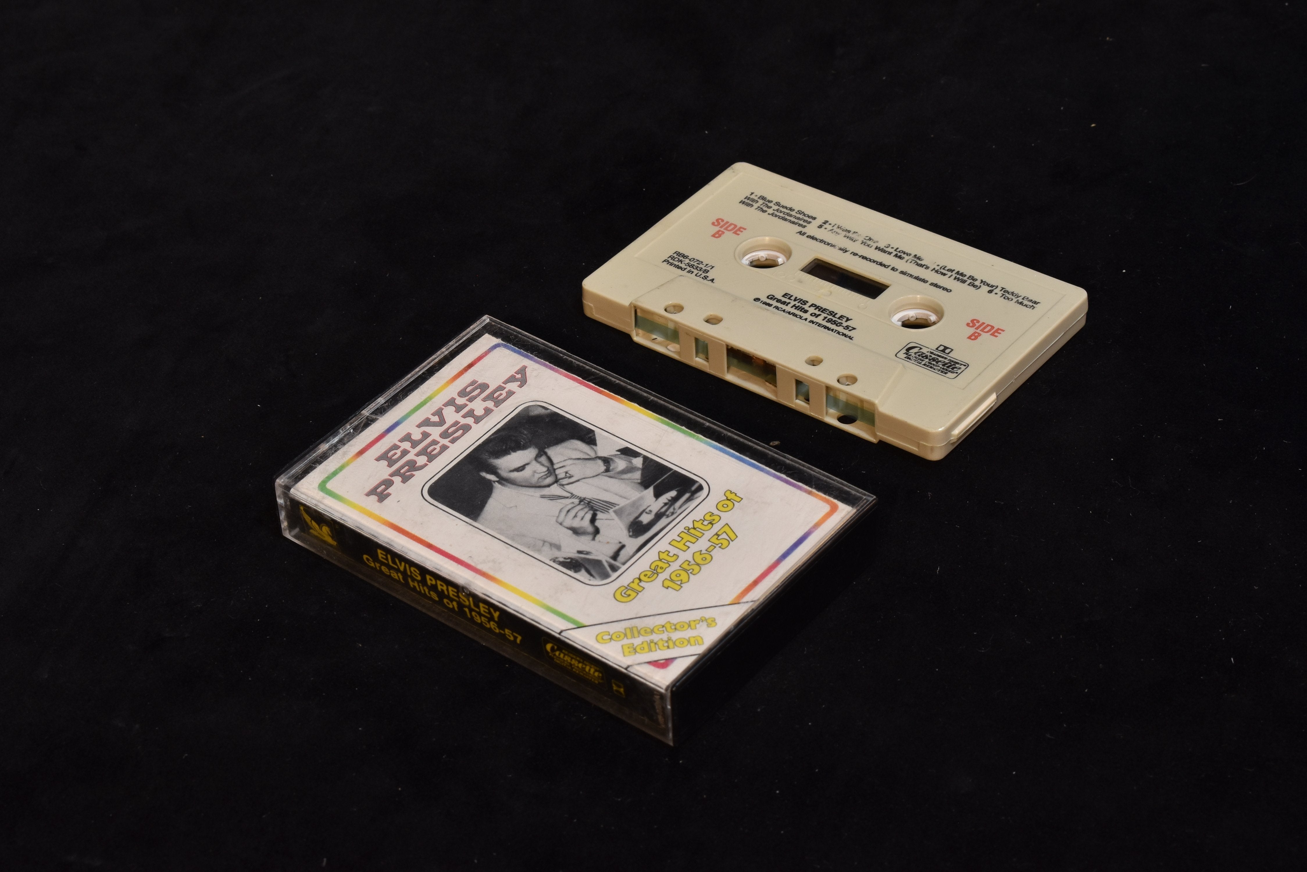 Elvis Presley great hits 1956 1957 cassette tape used