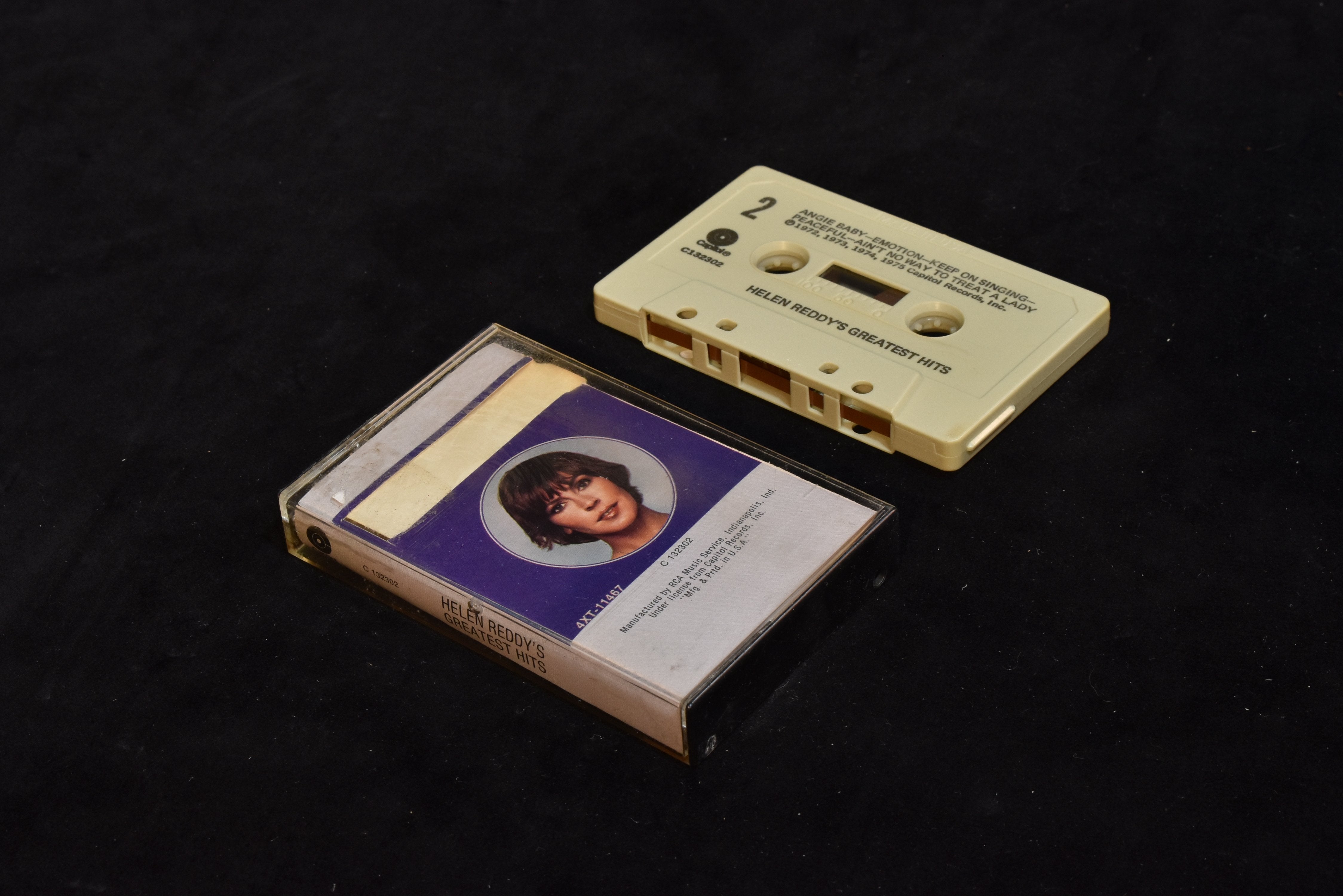 Helen Reddy's greatest hits cassette tape used