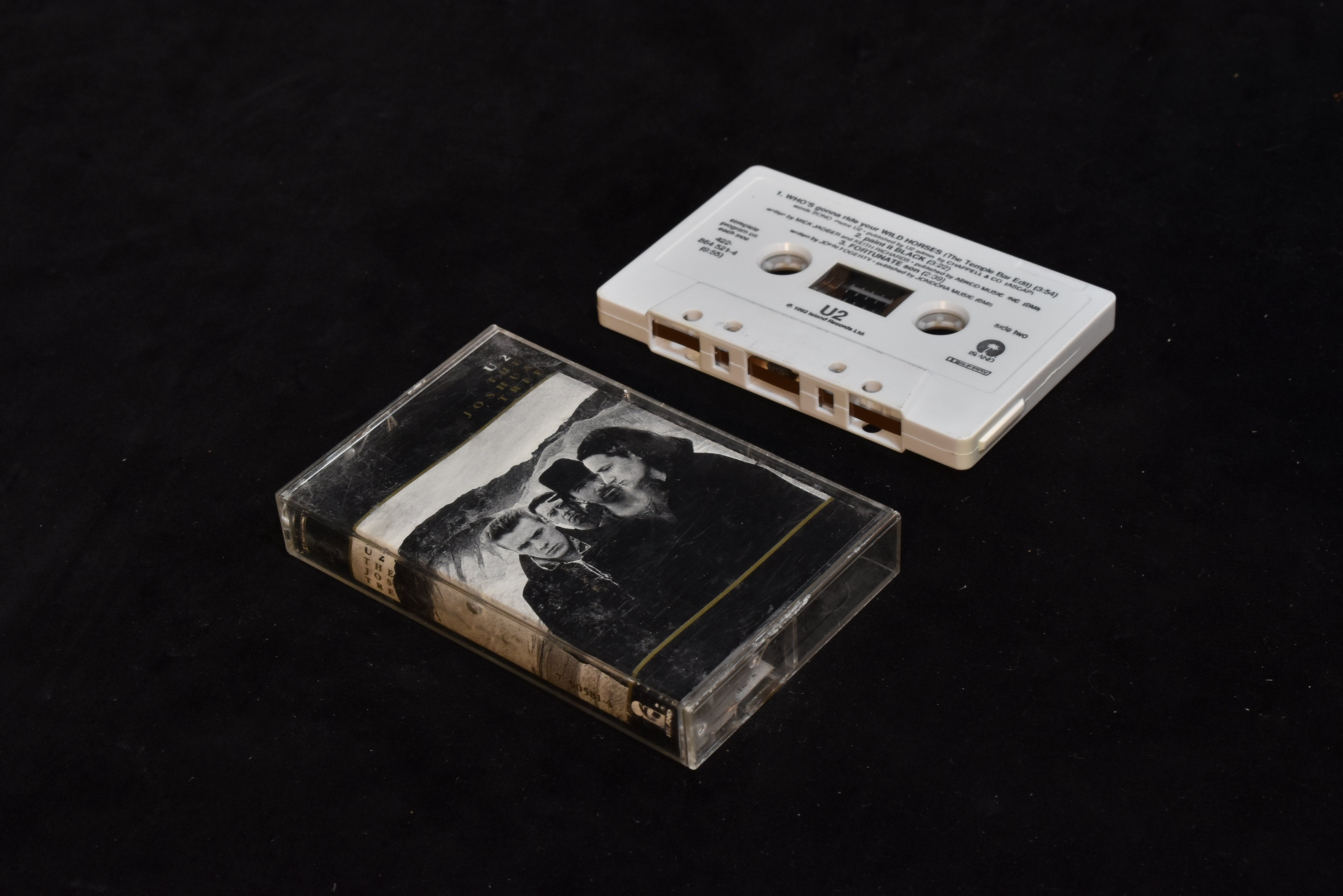 The Joshua tree U2 cassette tape used