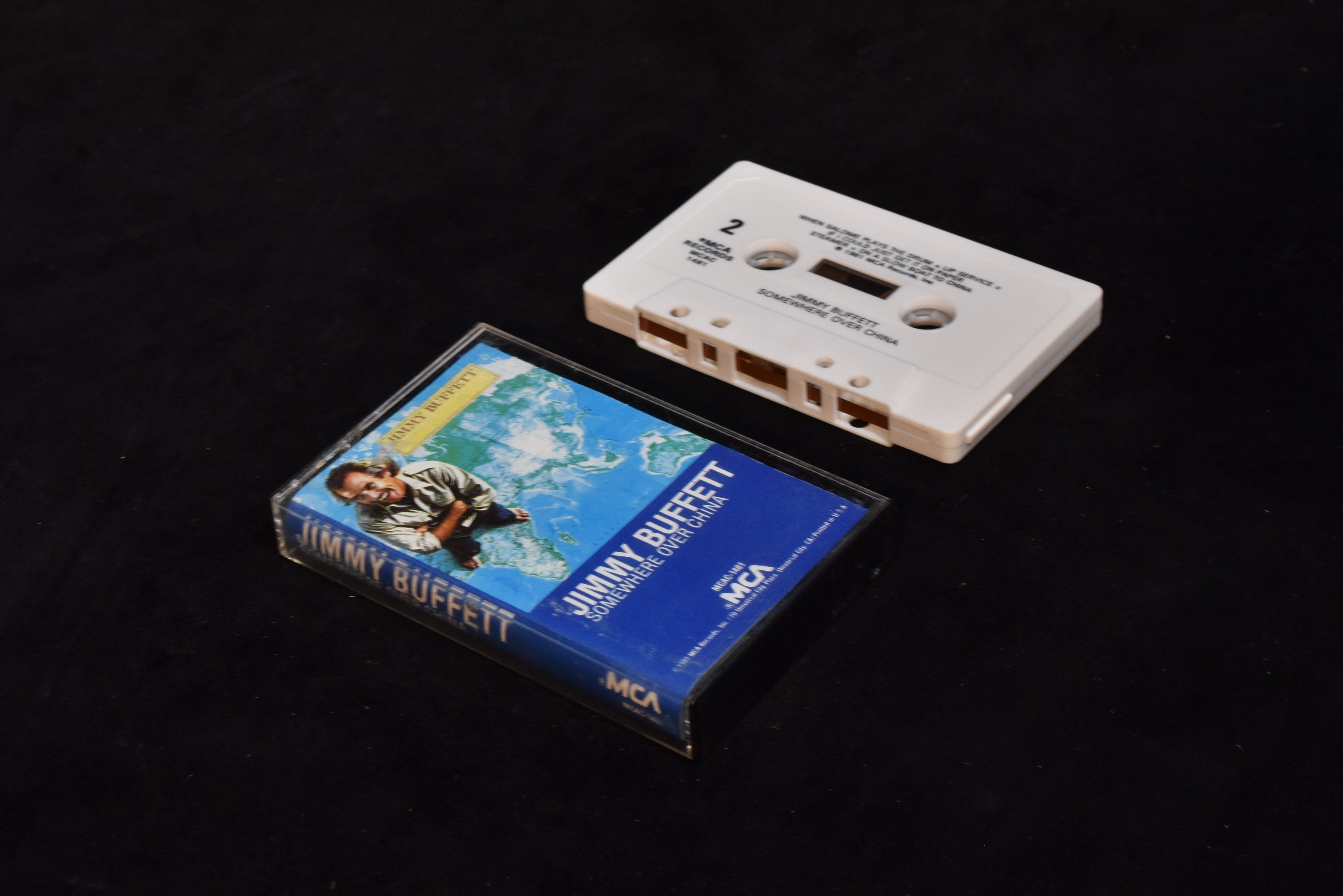 Jimmy Buffett somewhere over China cassette tape used