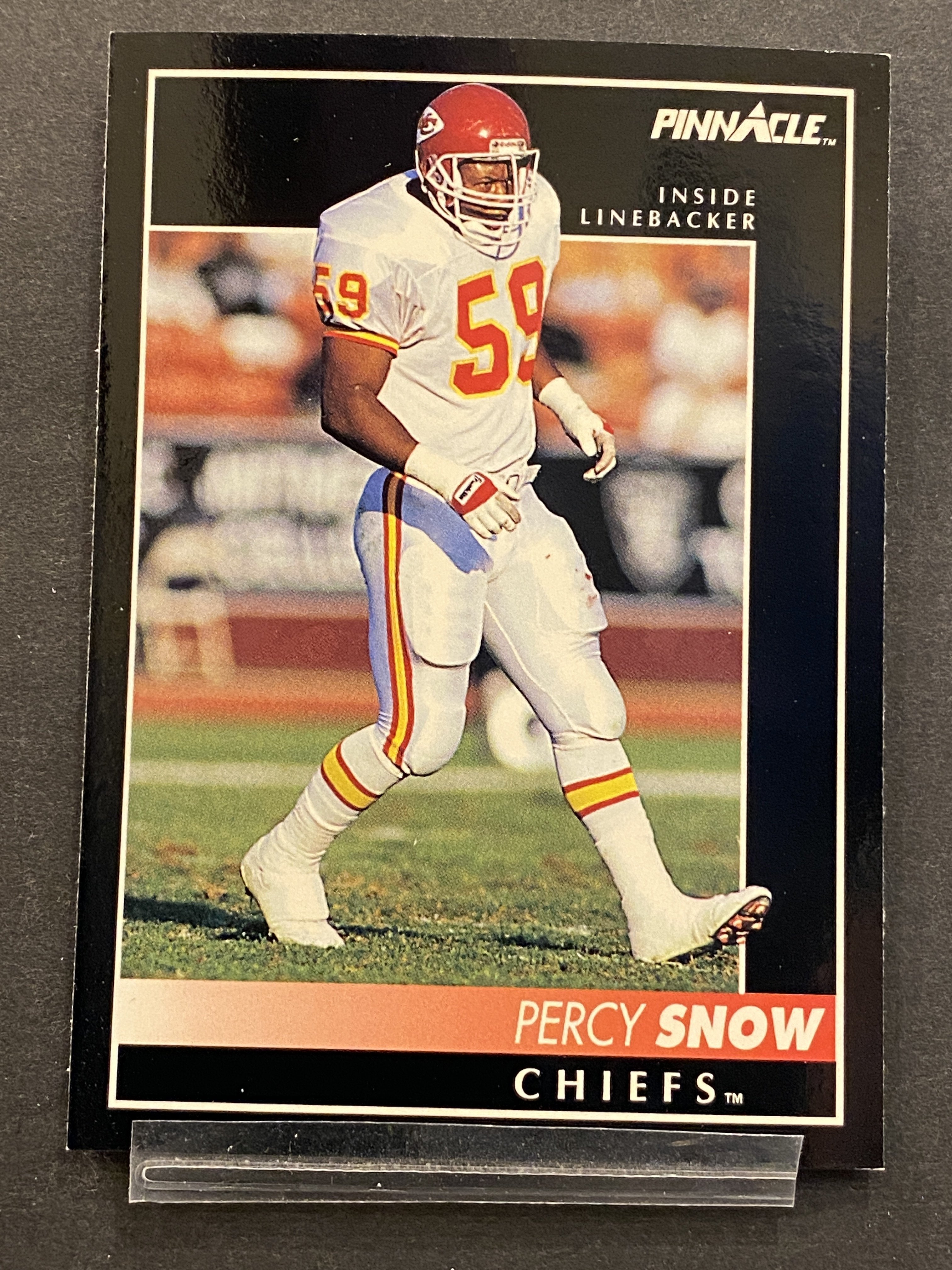 Percy Snow Pinnacle Football Card