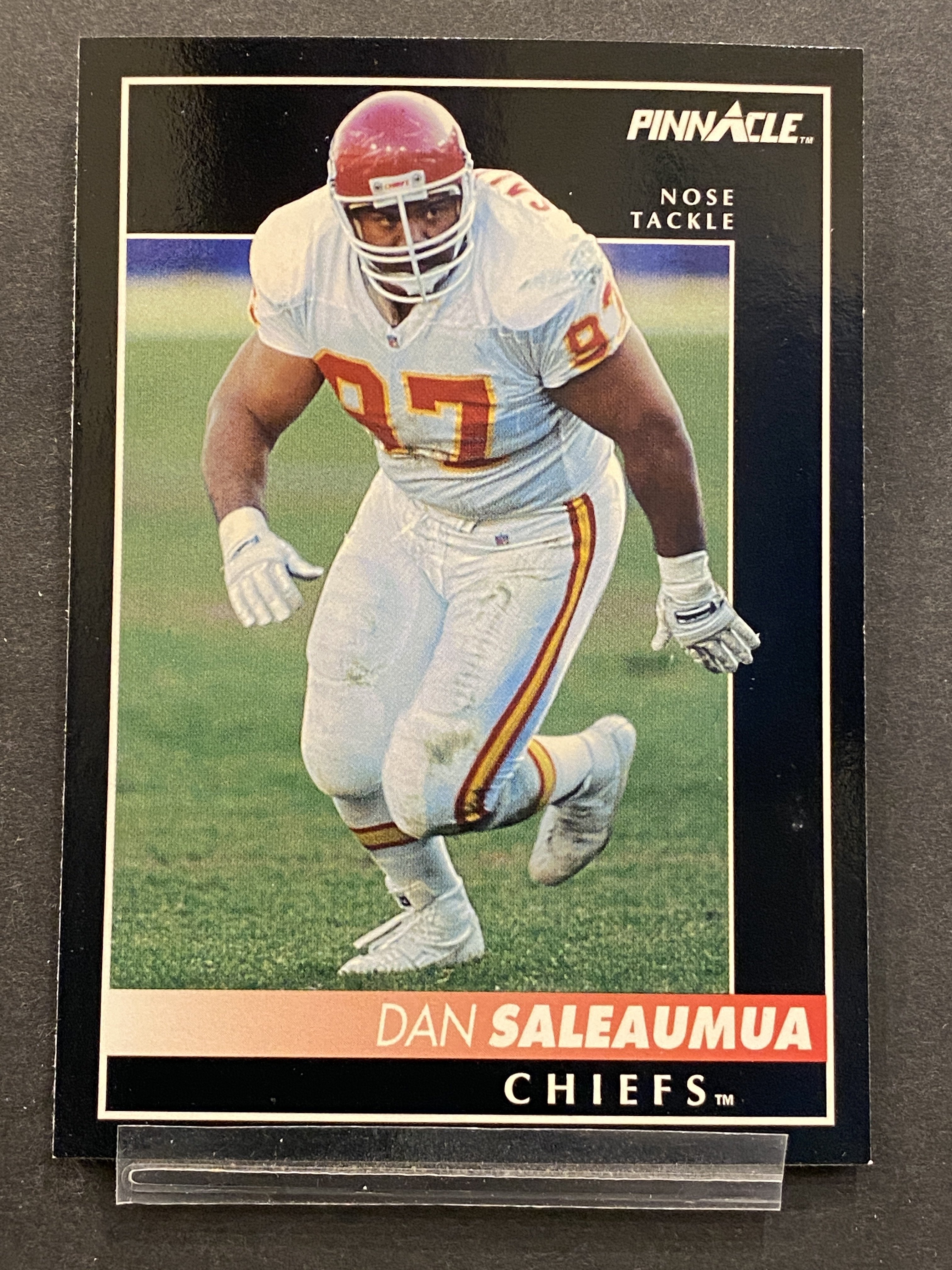 Dan Saleaumua Pinnacle Football Card