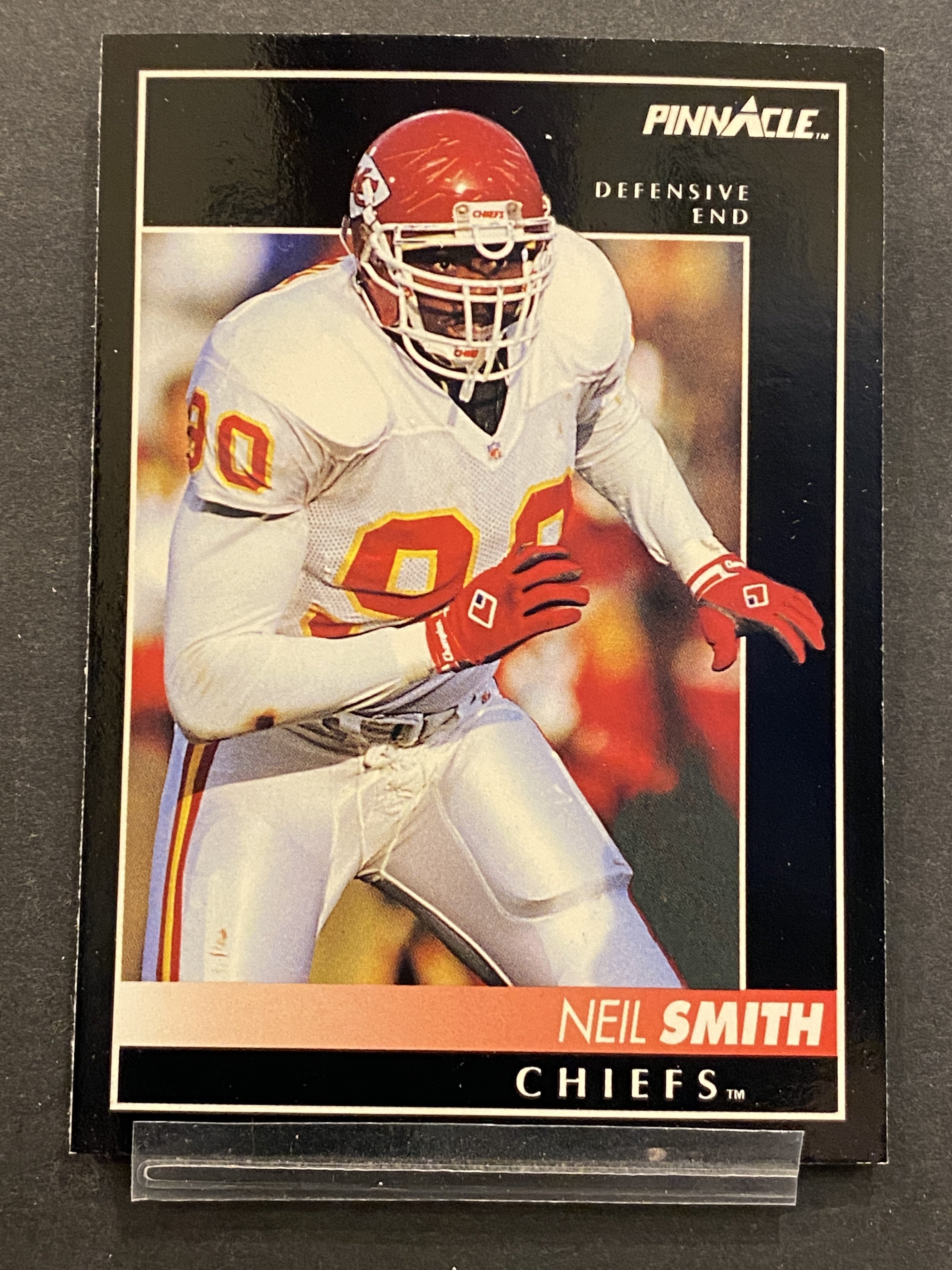 Neil Smith Pinnacle Football Card