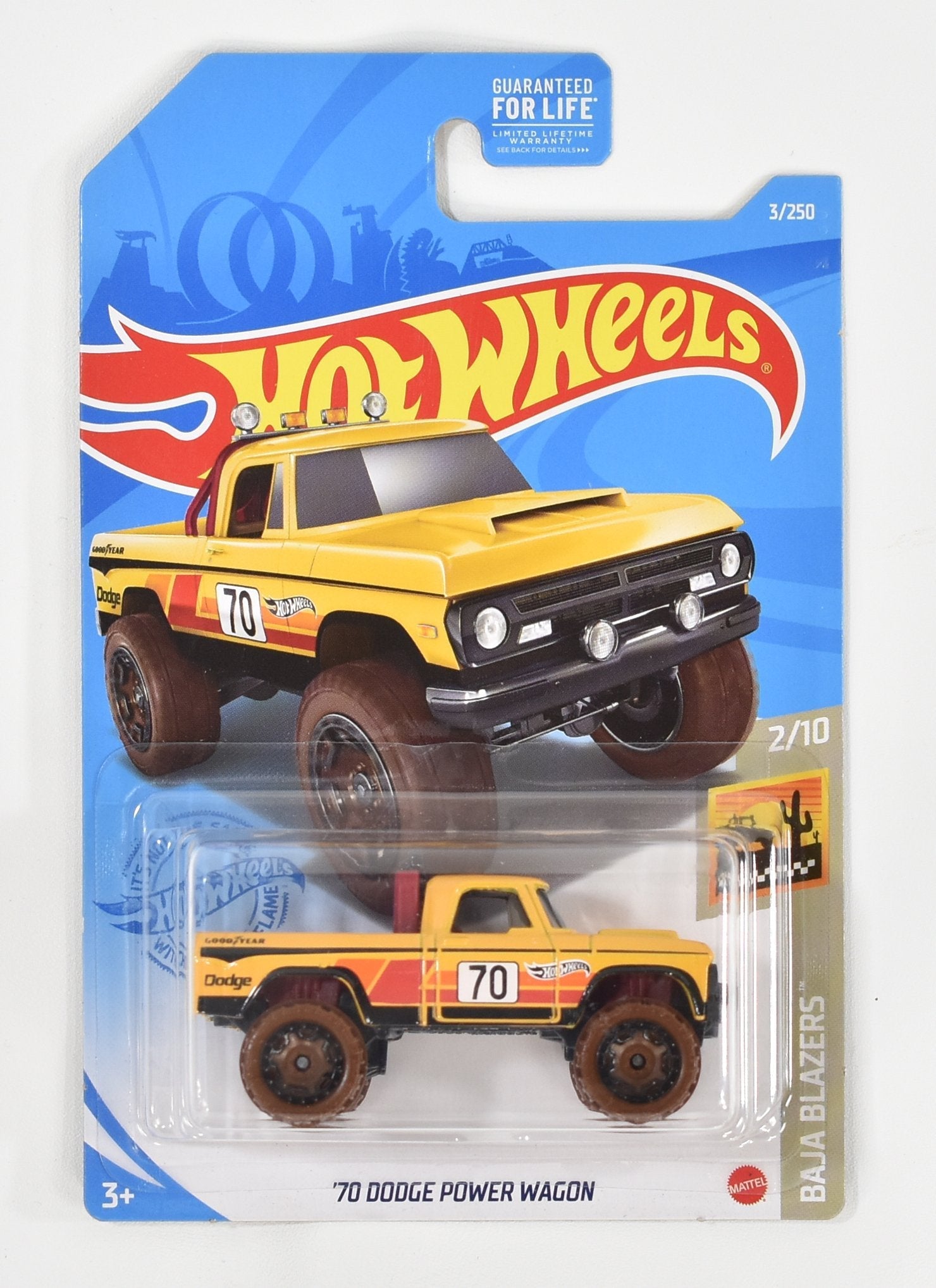 Hot Wheels Die Cast 2020 Mattel 70 Dodge Power Wagon Mattel Baja Blazers 2 of 10