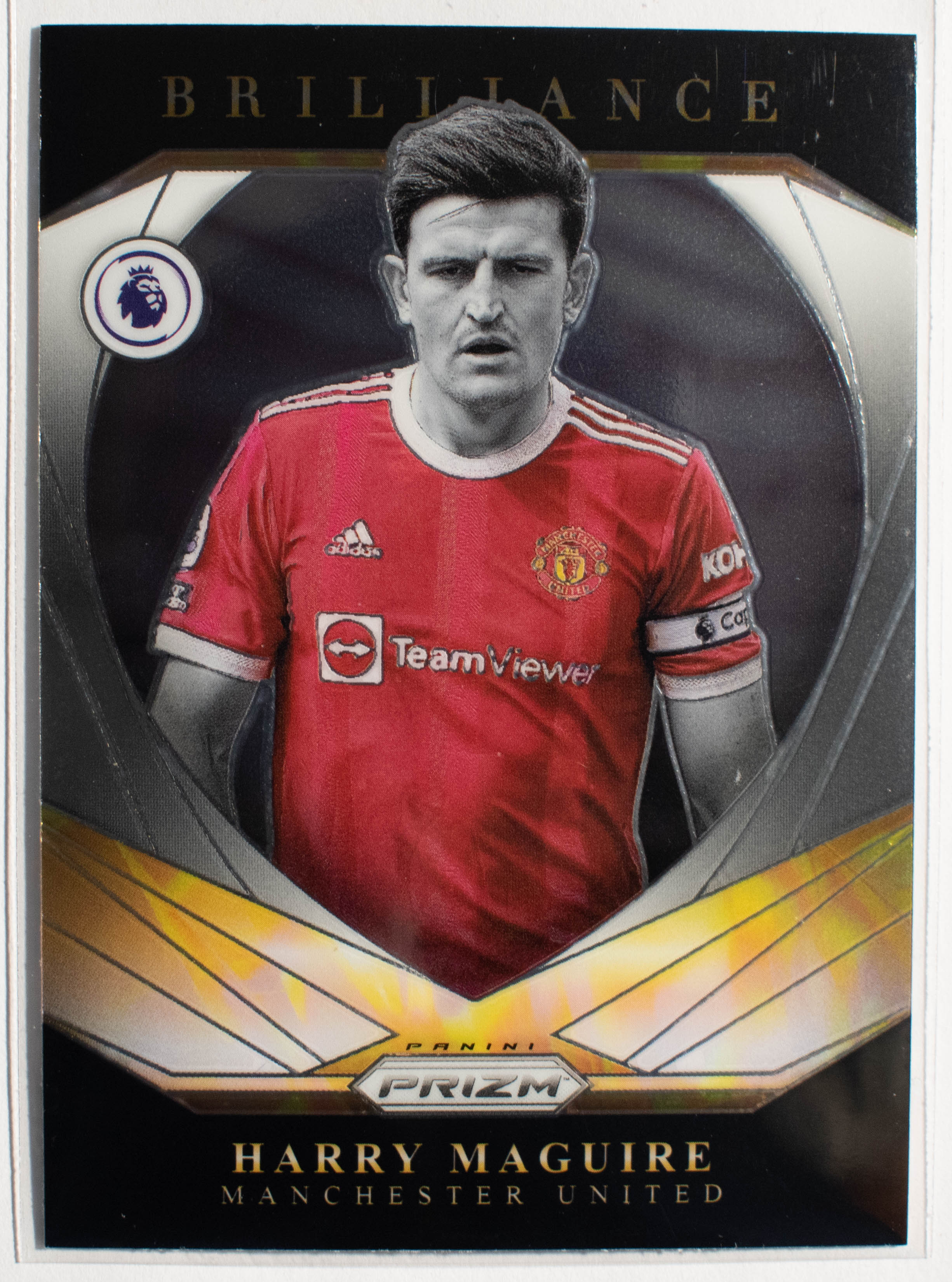 Harry Maguire Brillance 2 Panini Prizm Premier League 2021 22