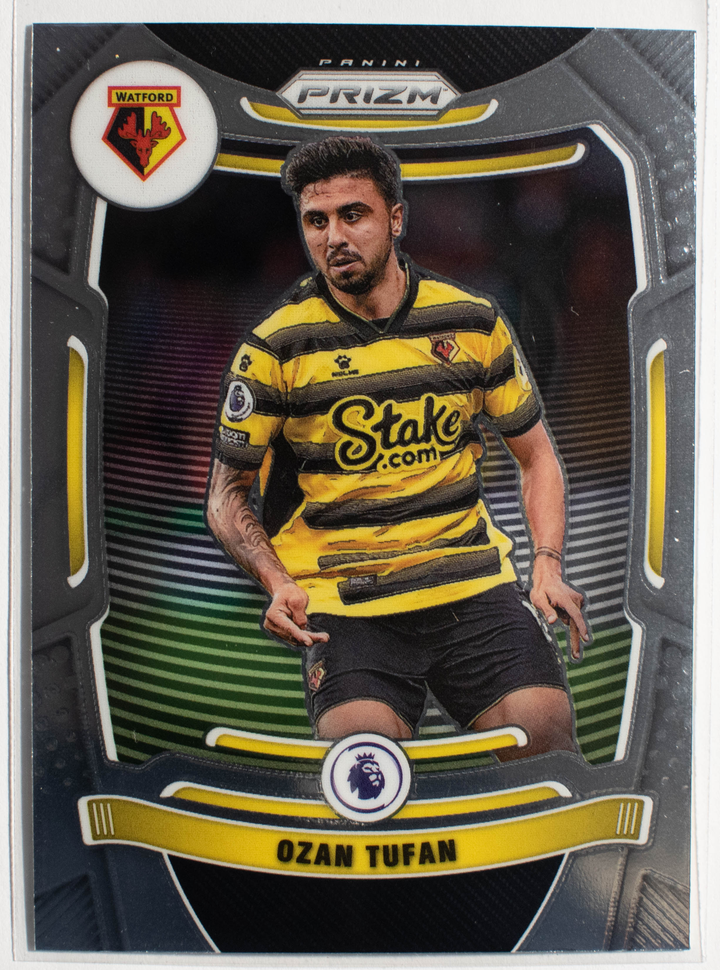 Ozan Tufan Panini Prizm Watford Premier League 2021 Base