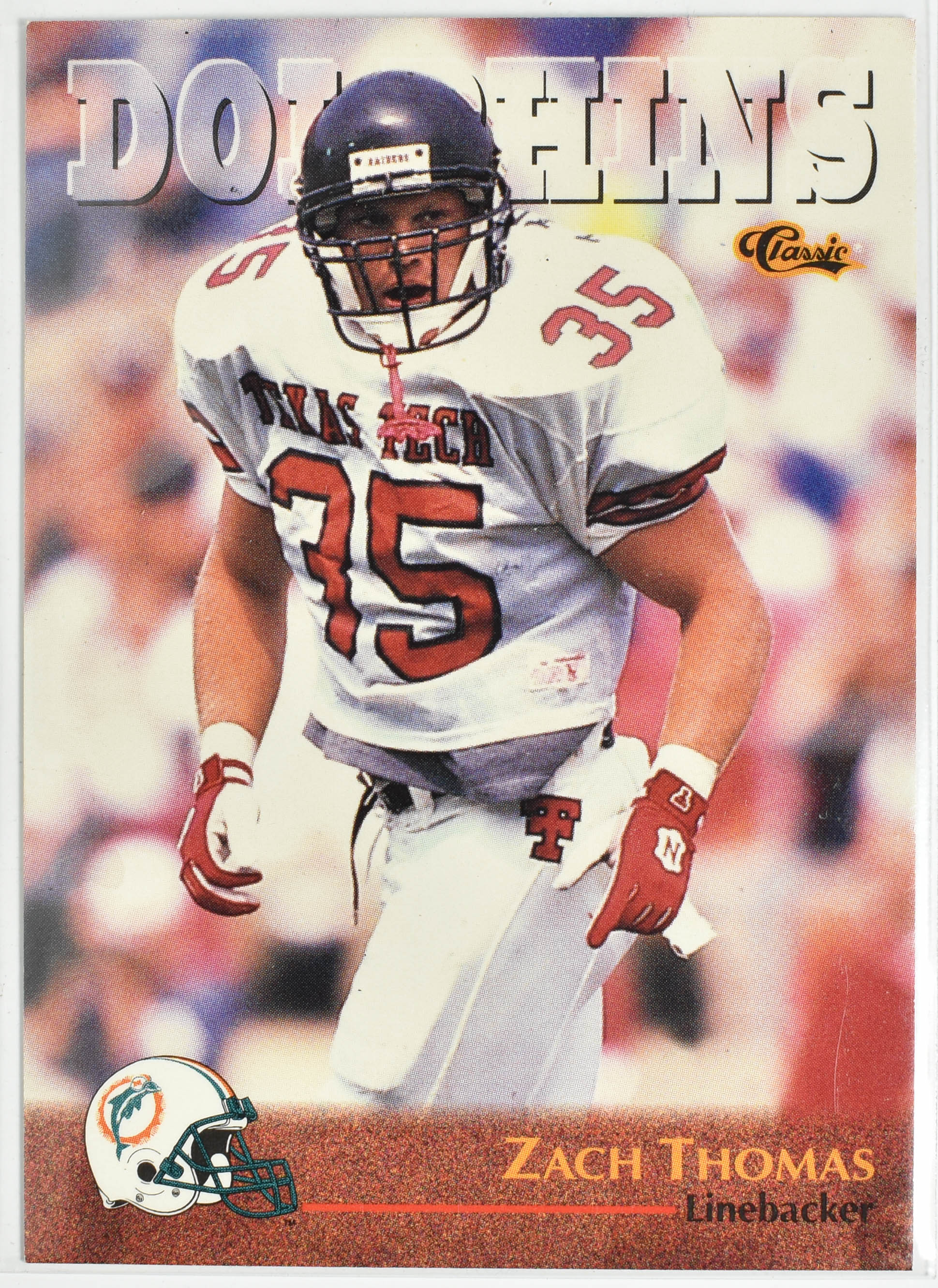 Zach Thomas 38 Classic 1996 Miami Dolphins