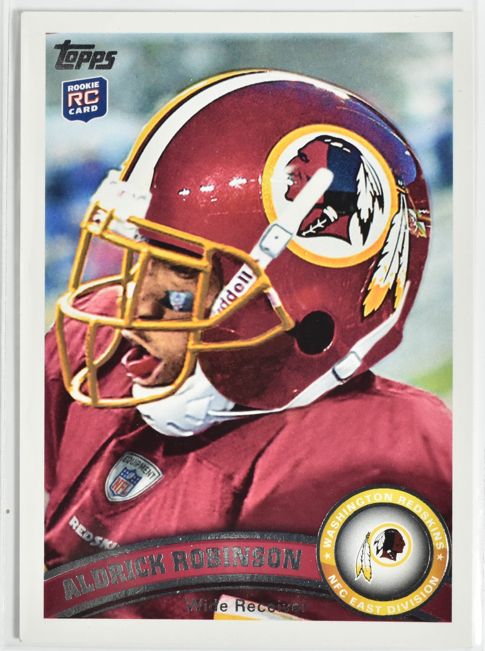 Aldrich Robinson 418 Topps 2011 Washington Football Team