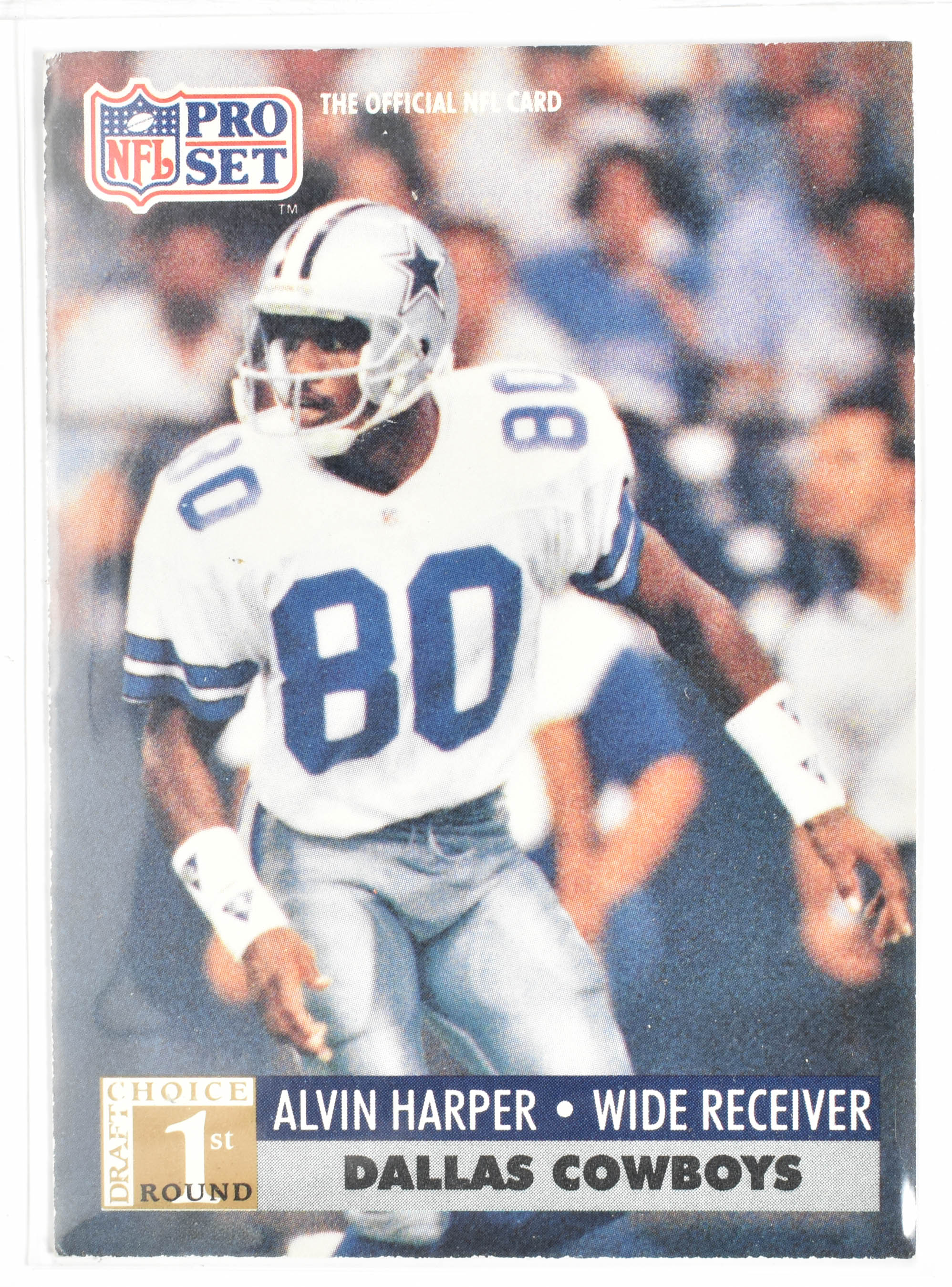 Alvin Harper 741 Pro Set 1991 Dallas Cowboys Football